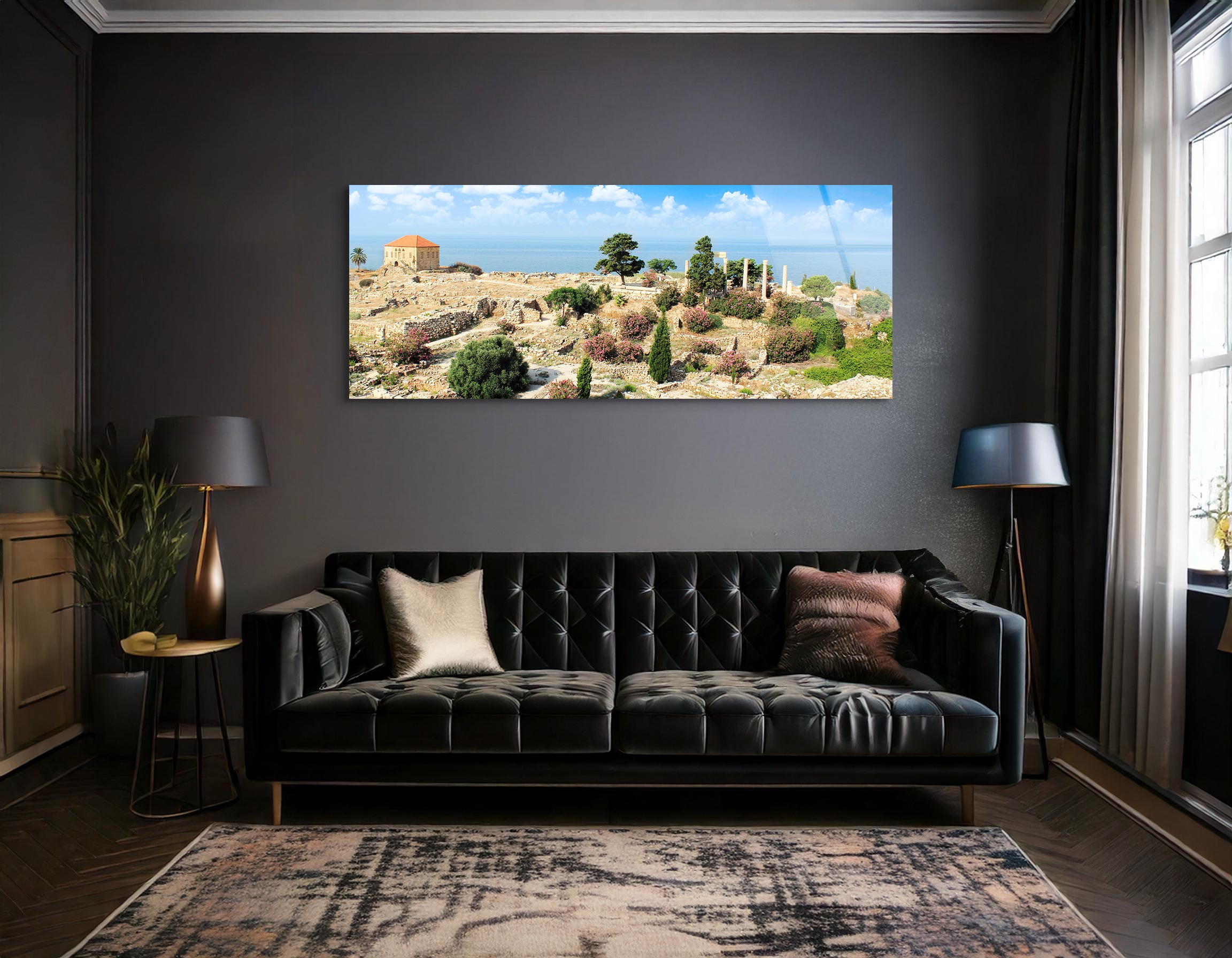 Historic Byblos Old House | Premium HD Metal Wall Art