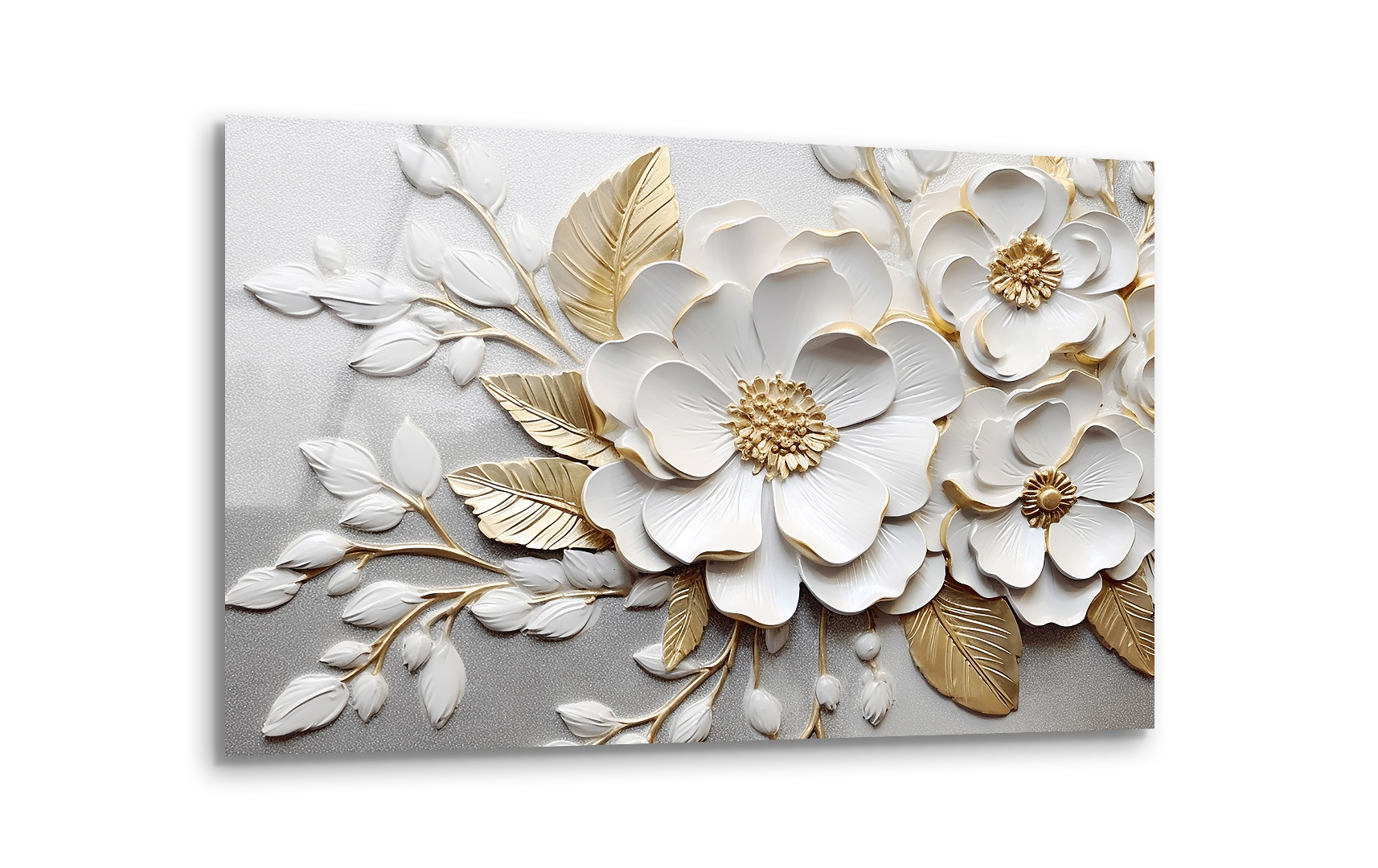 Flower Nature Wall Mural | Premium HD Metal Wall Art - DezignArt