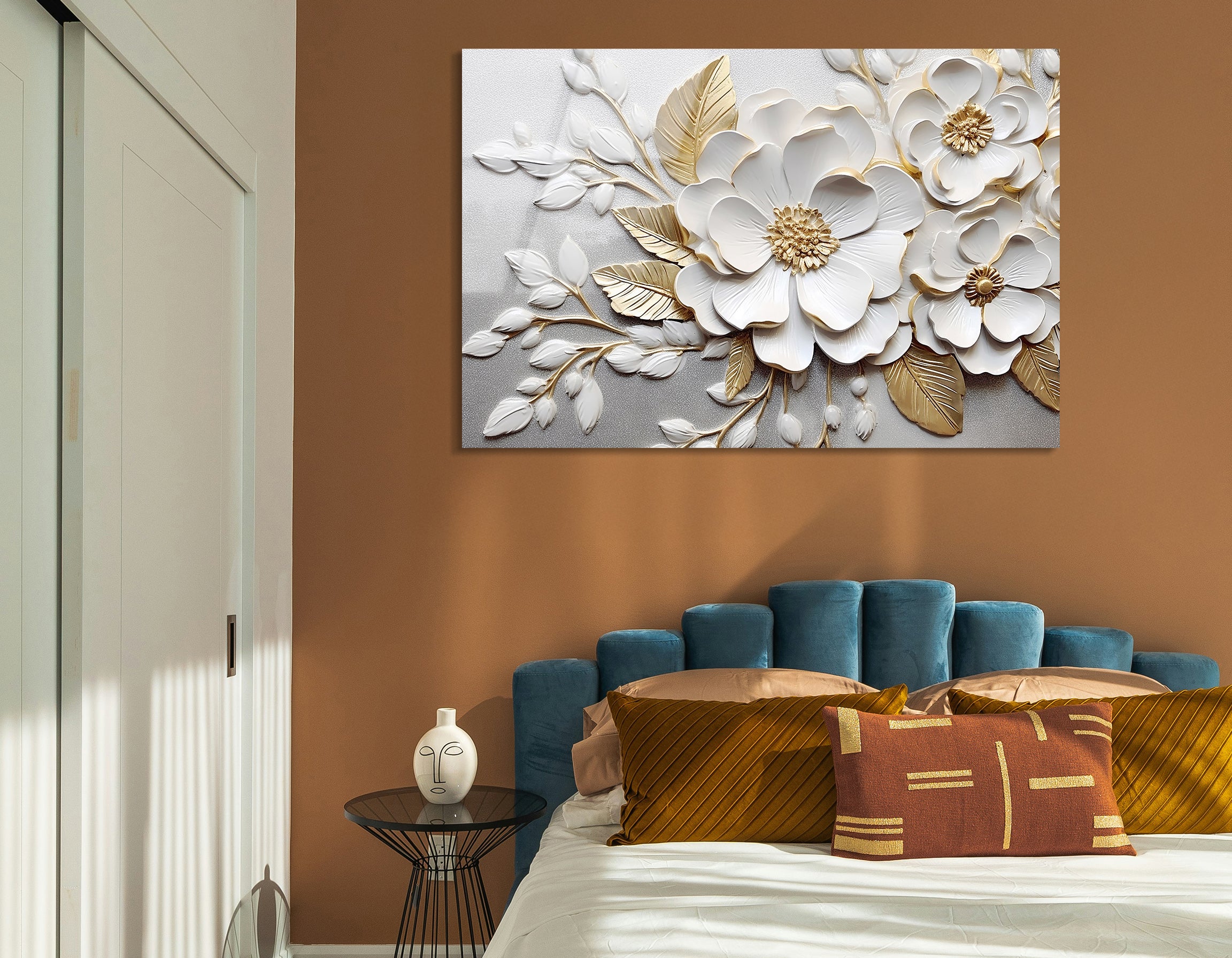 Flower Nature Wall Mural | Premium HD Metal Wall Art - DezignArt