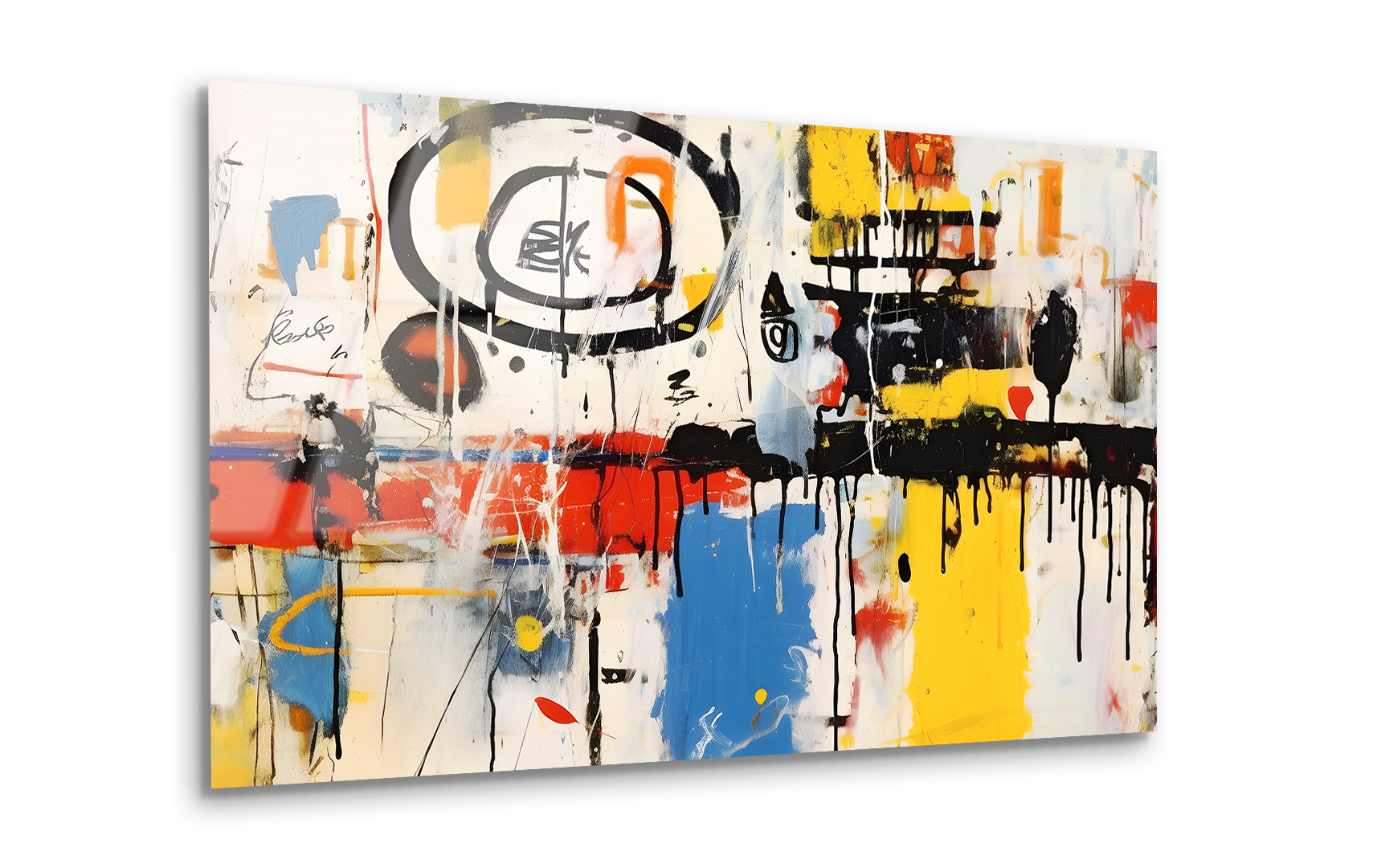 Basquiat-Inspired Abstract Expression | Premium HD Metal Wall Art