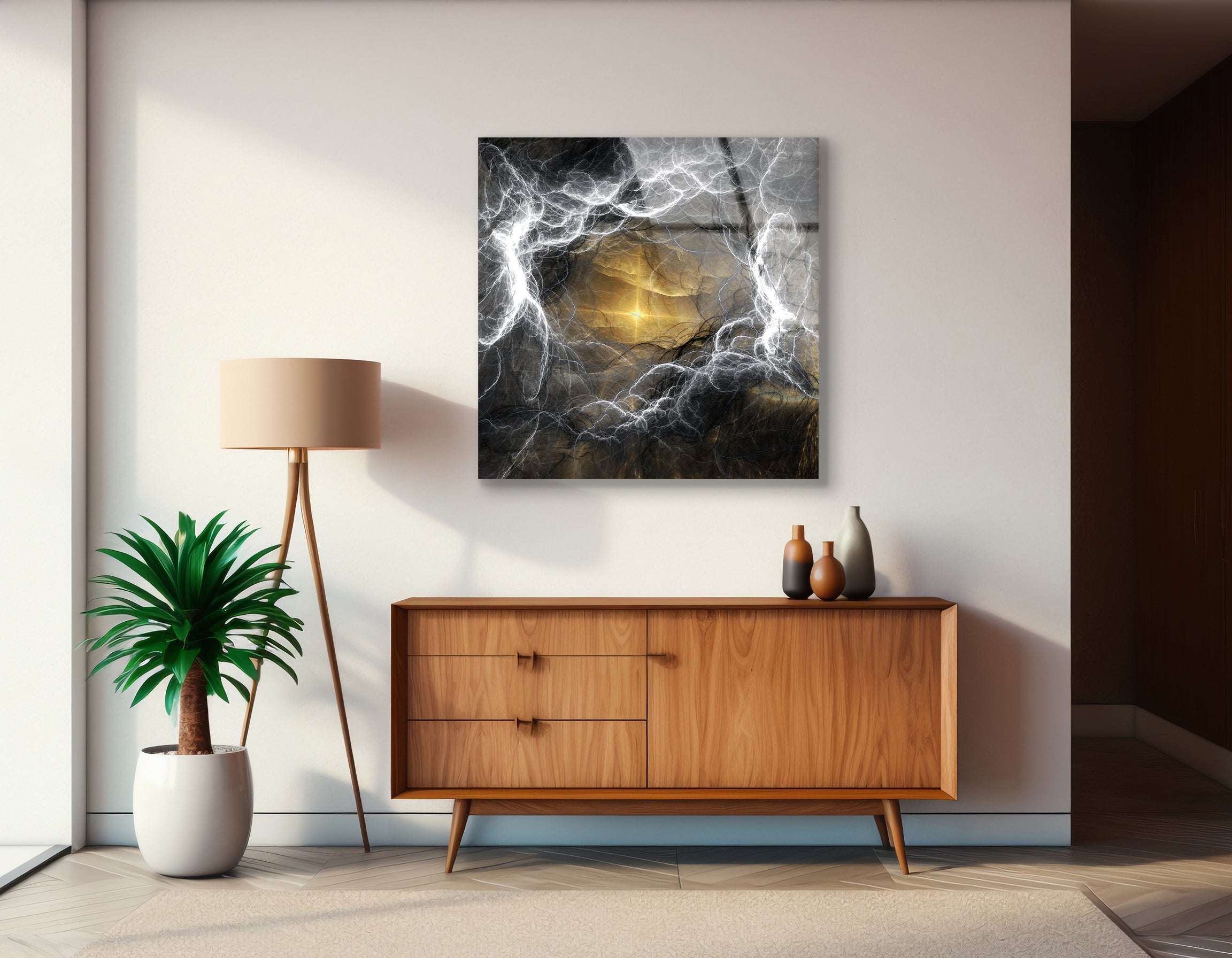 Fancy Paint Fractal Color Texture | Premium HD Metal Wall Art