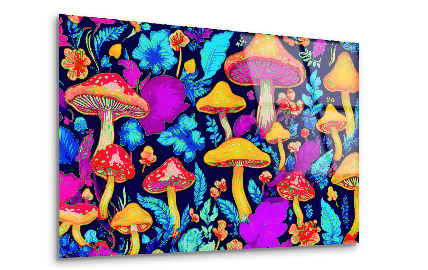 Vibrant Colorful Abstract Art | Premium HD Metal Wall Art - DezignArt