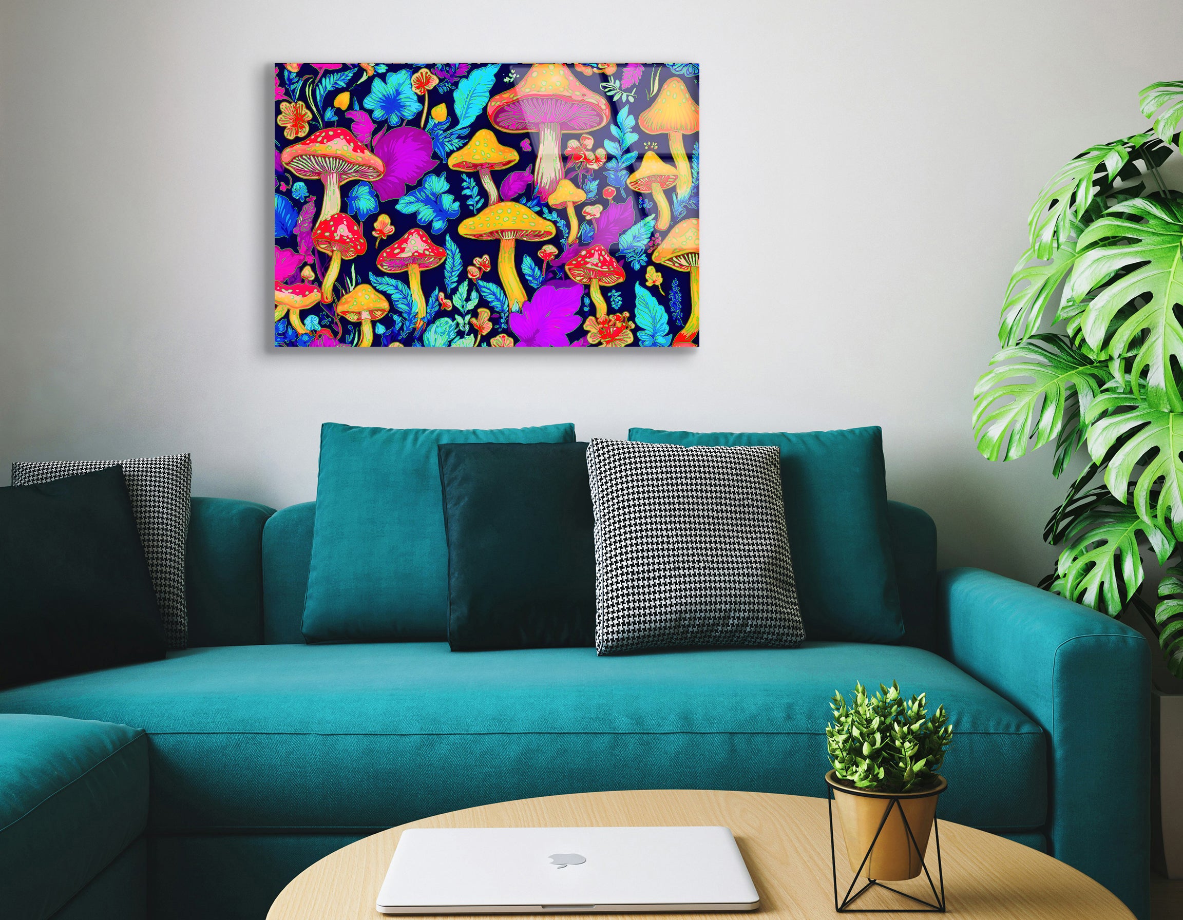 Vibrant Colorful Abstract Art | Premium HD Metal Wall Art - DezignArt