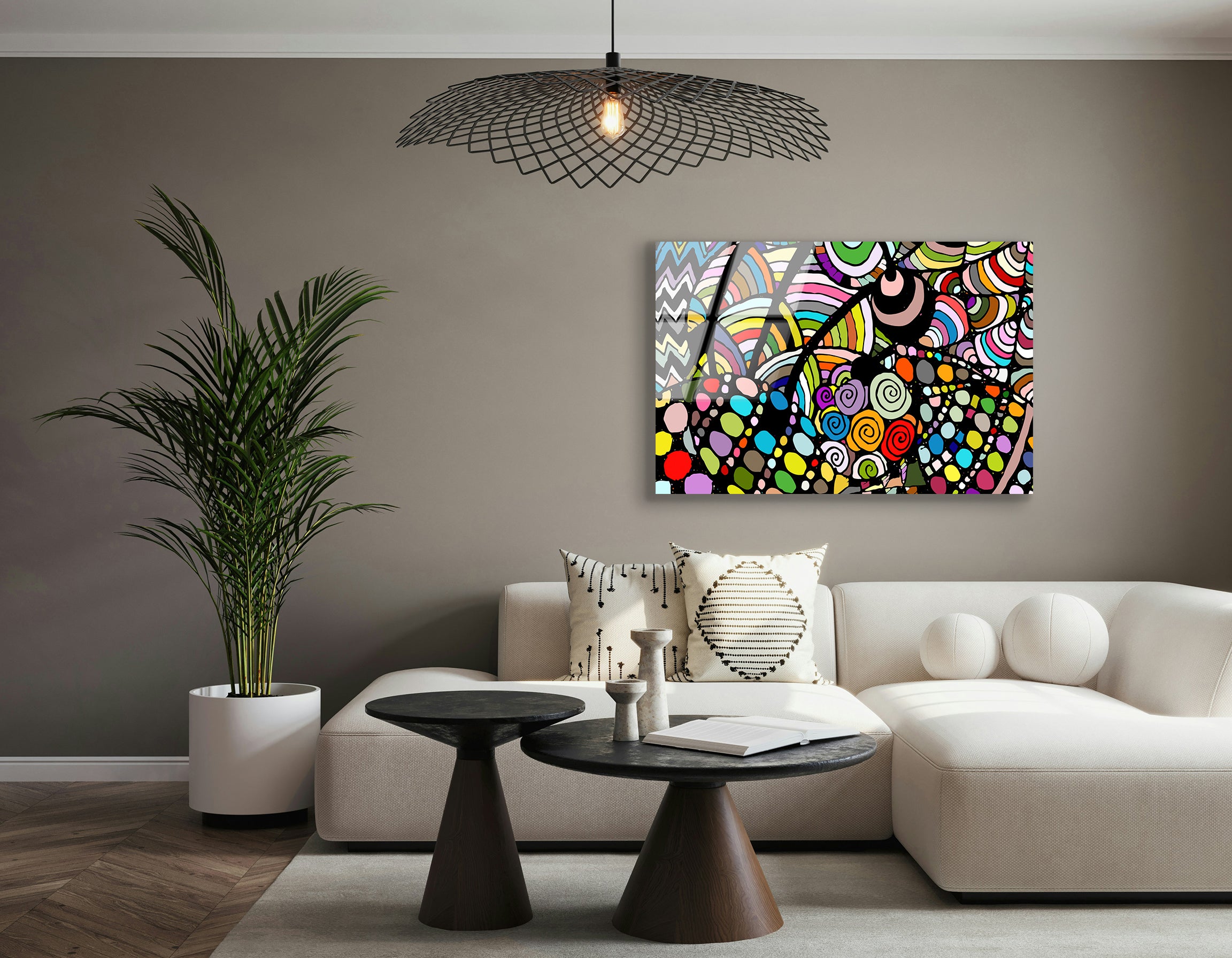 Zentangle Abstract Art | Premium HD Metal Wall Art - DezignArt