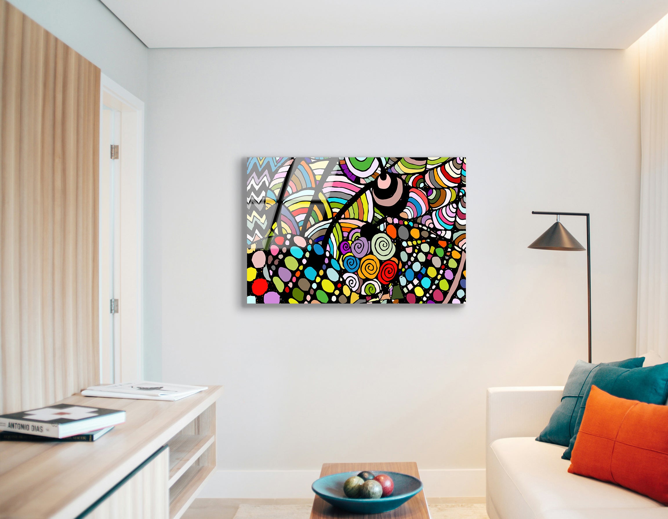 Zentangle Abstract Art | Premium HD Metal Wall Art - DezignArt