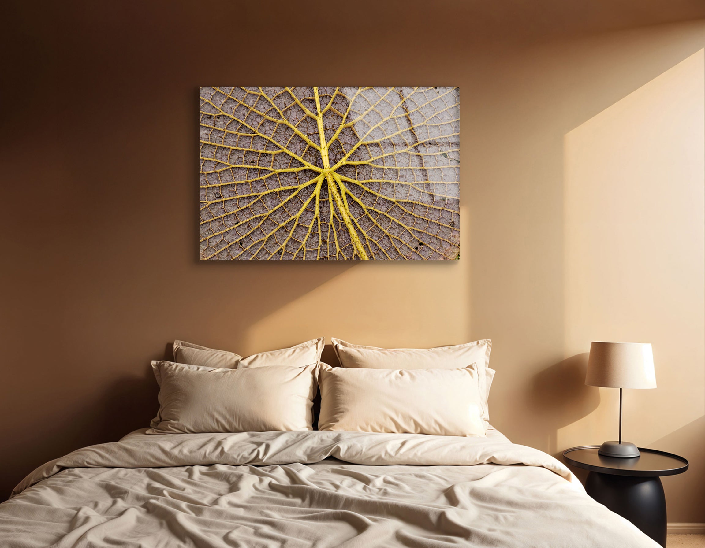 Giant Amazon Water Lily Underside | Premium HD Metal Wall Art - DezignArt