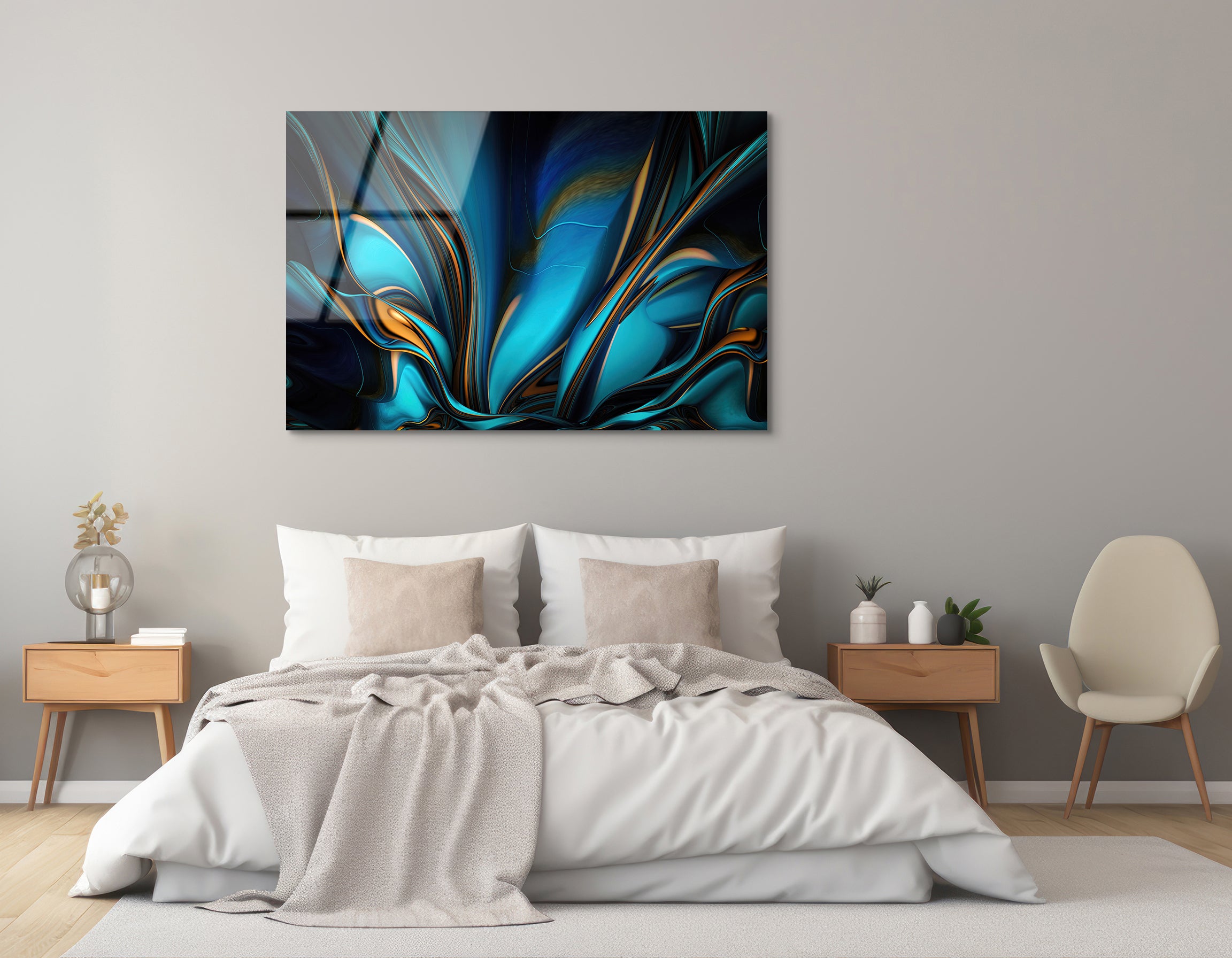 Volumetric Pattern Abstract | Premium HD Metal Wall Art