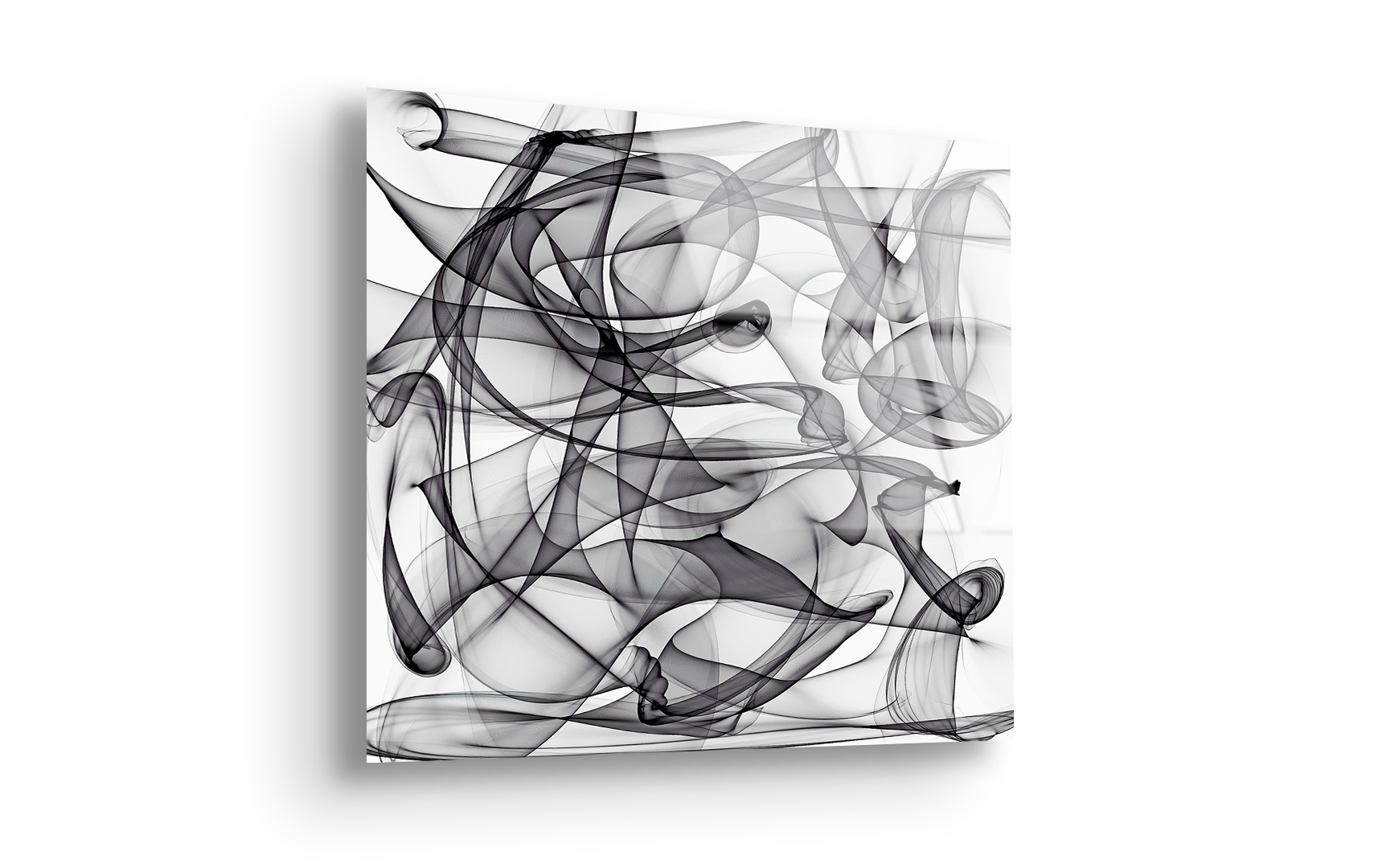 Monochrome Abstract Pattern | Premium HD Metal Wall Art