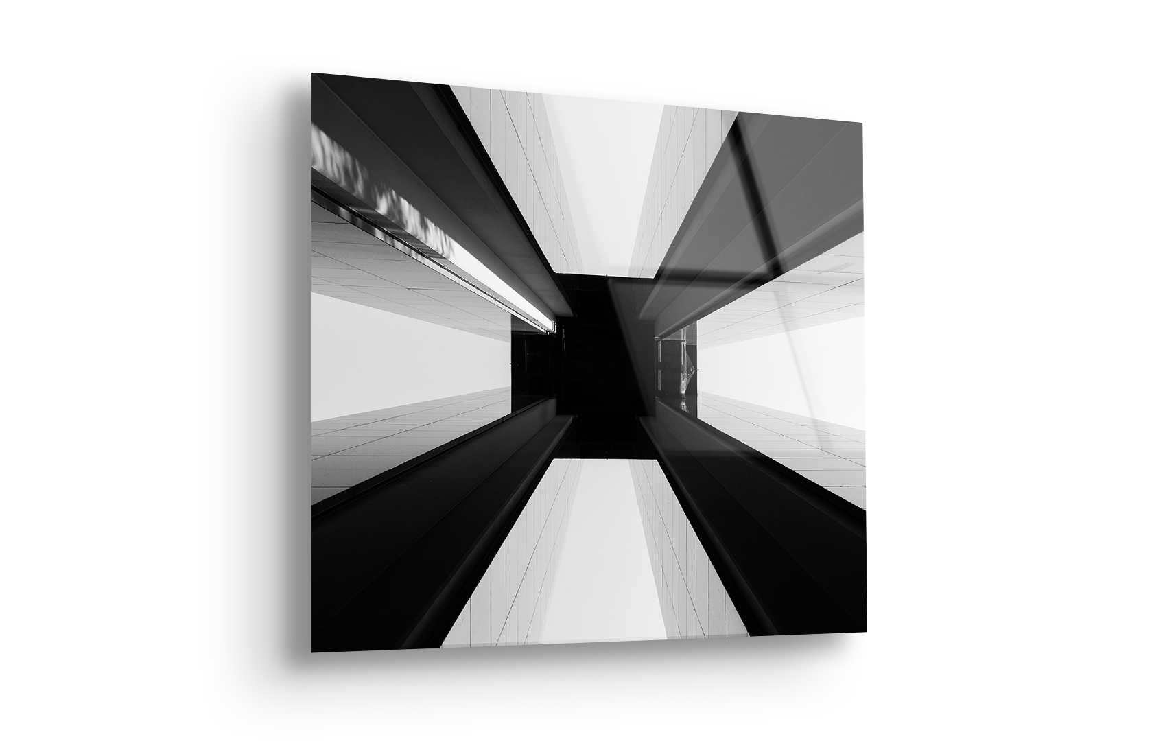 Berlin Architecture in Black & White | Premium HD Metal Wall Art