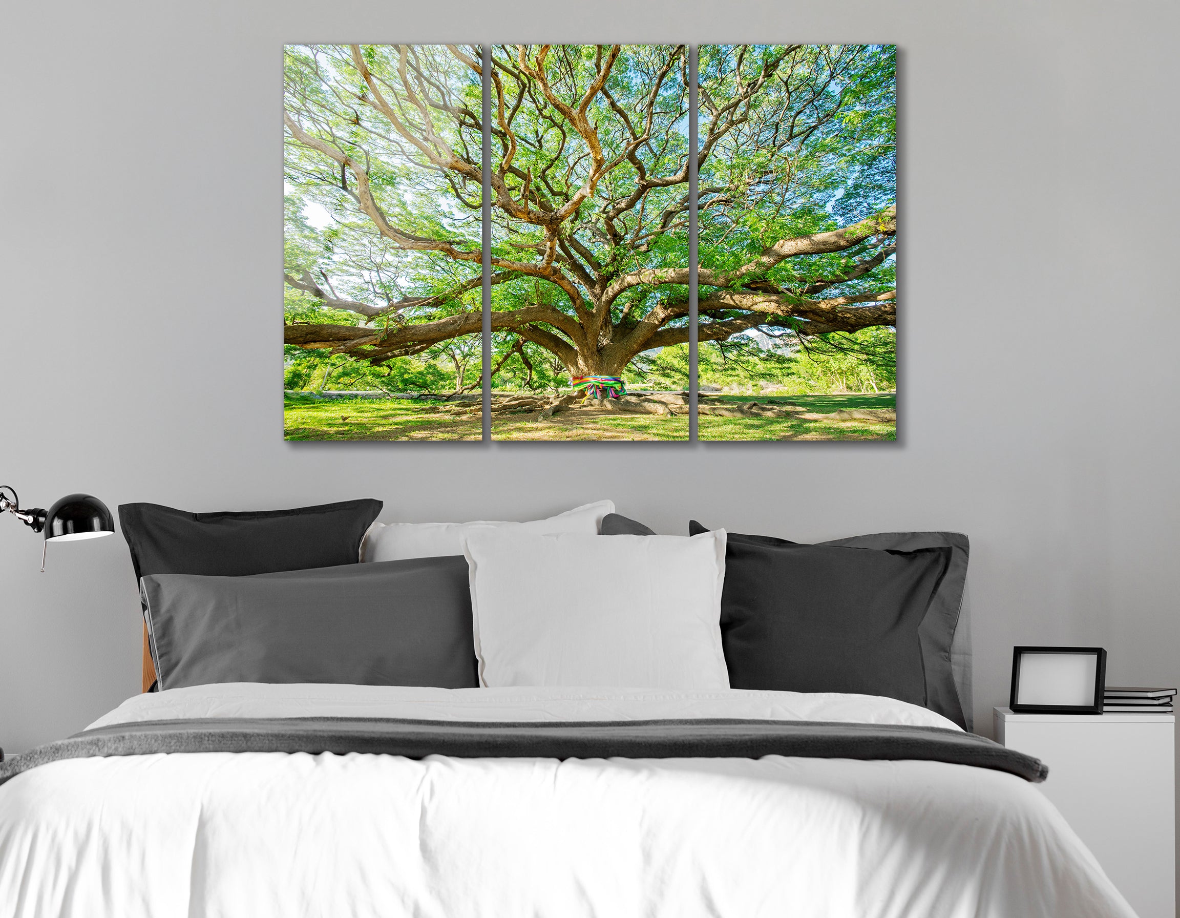 Mega Size Big Tree Trio | Premium HD Metal Wall Art