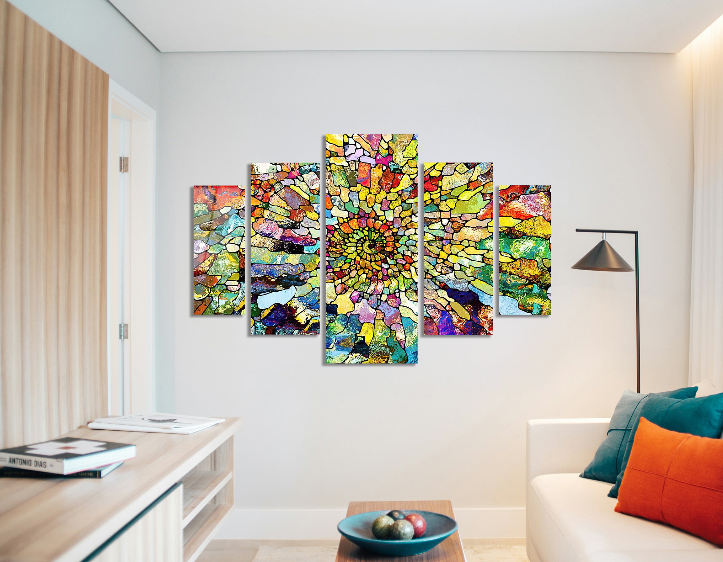 Mega Size Penta Color Fusion | Premium HD Metal Wall Art