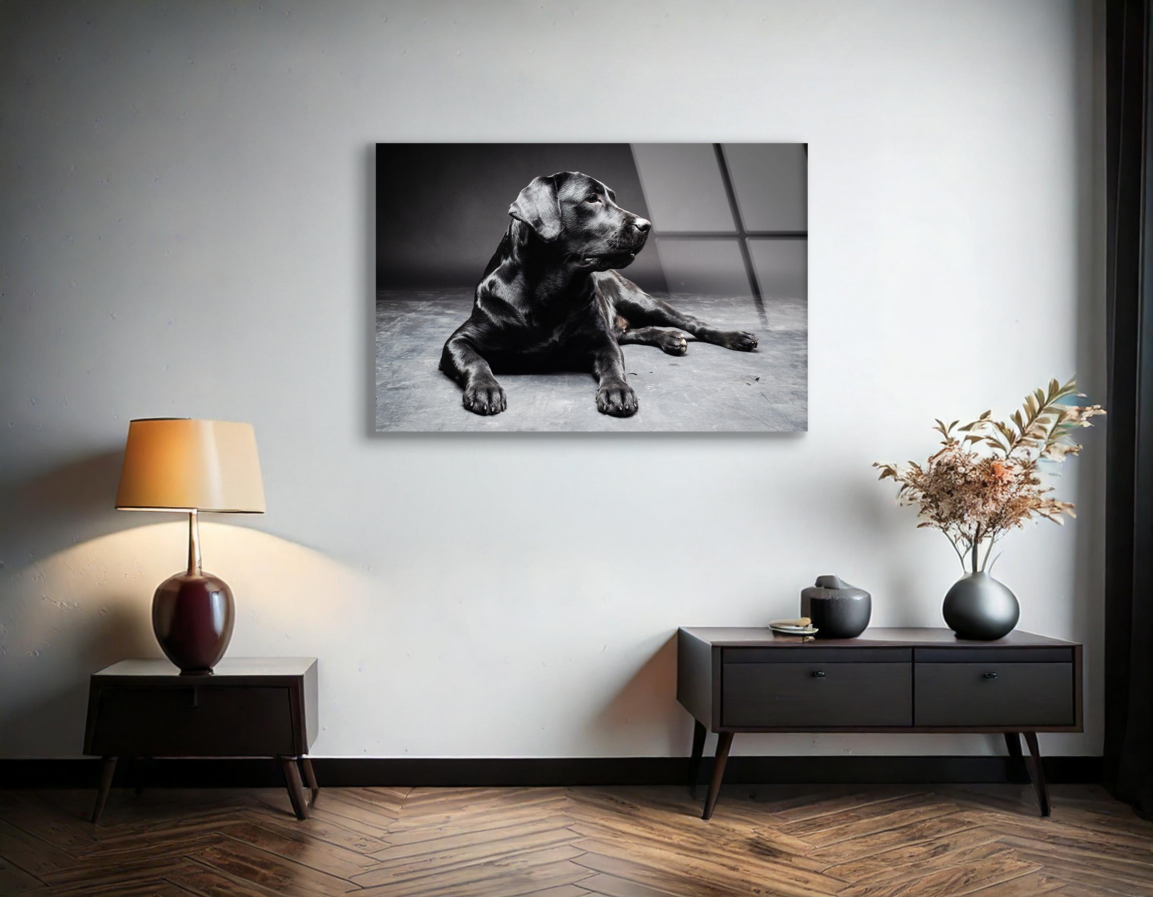 Labrador Retriever Portrait | Premium HD Metal Wall Art