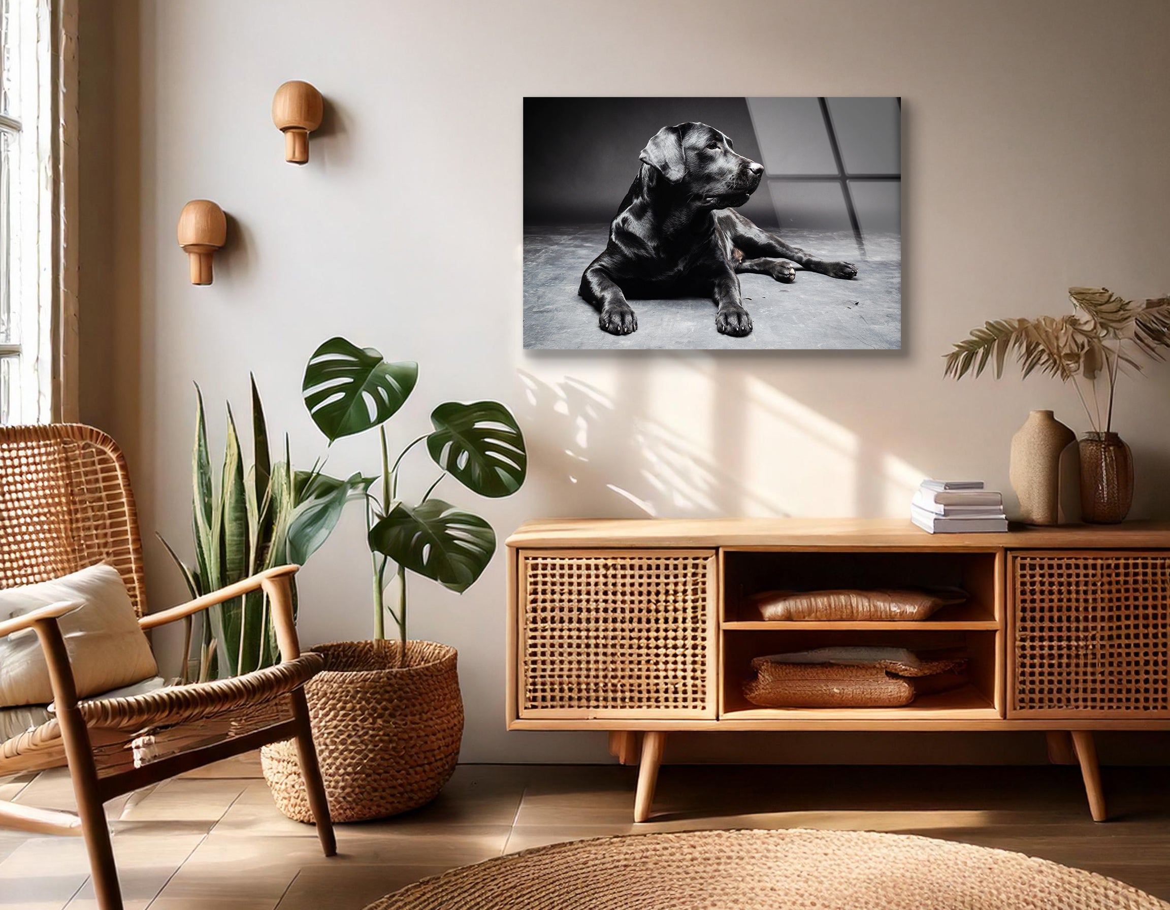 Labrador Retriever Portrait | Premium HD Metal Wall Art