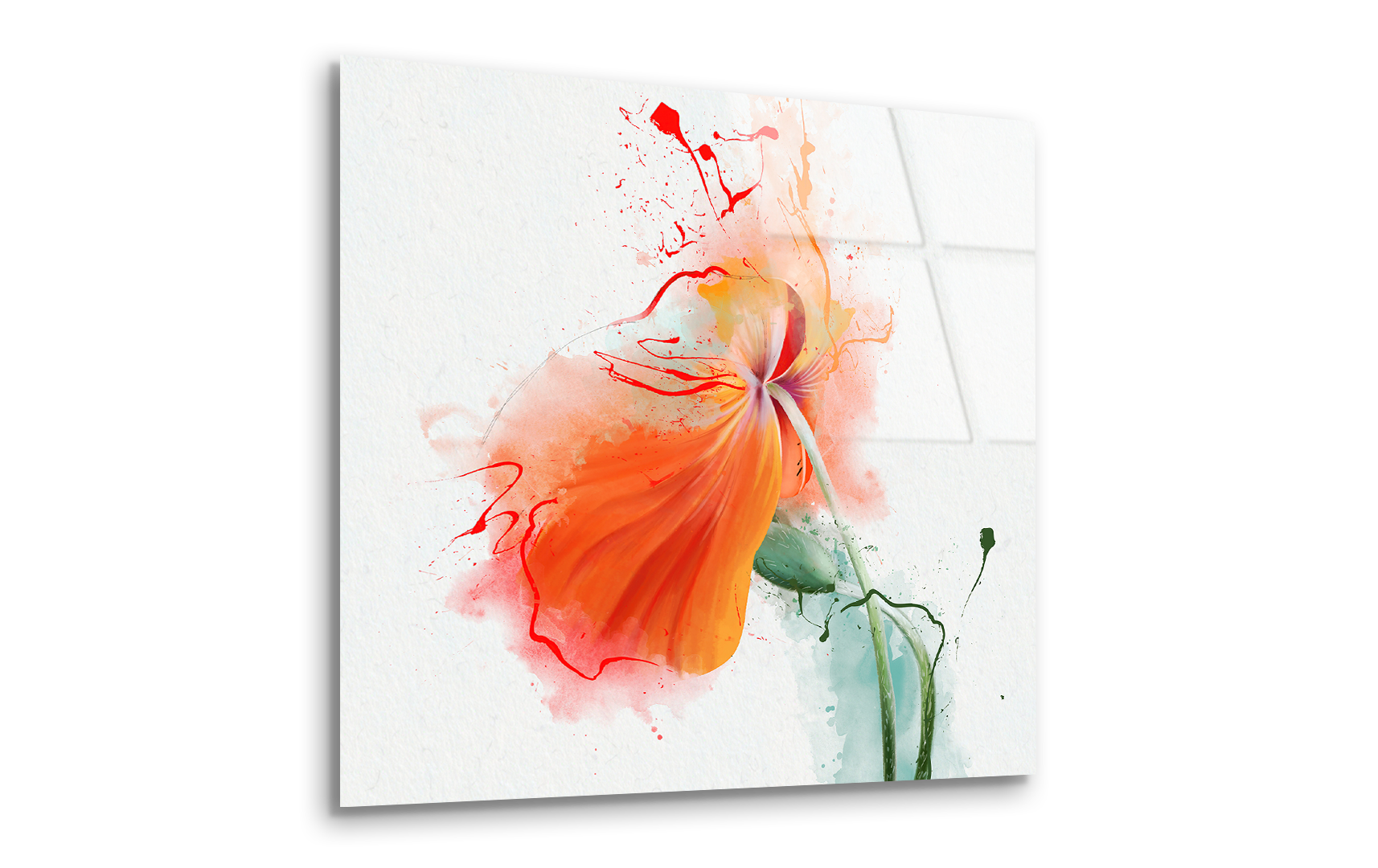 Gorgeous Red Poppy | Premium HD Metal Wall Art