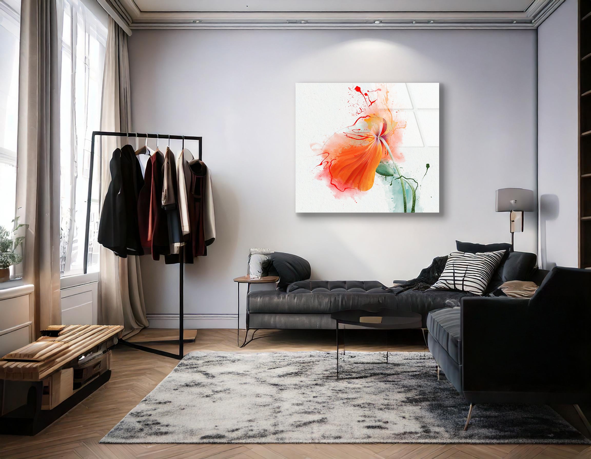 Gorgeous Red Poppy | Premium HD Metal Wall Art