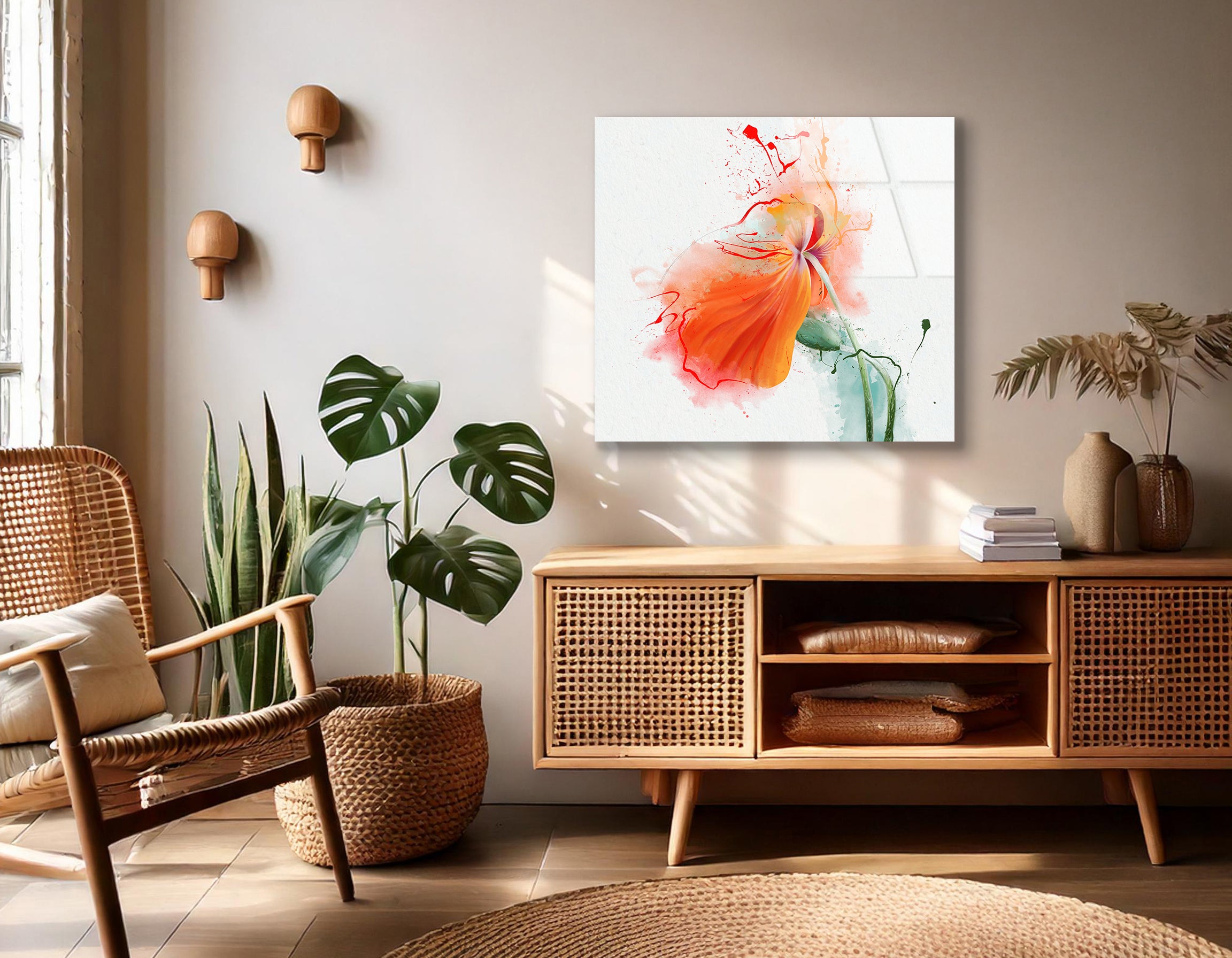 Gorgeous Red Poppy | Premium HD Metal Wall Art