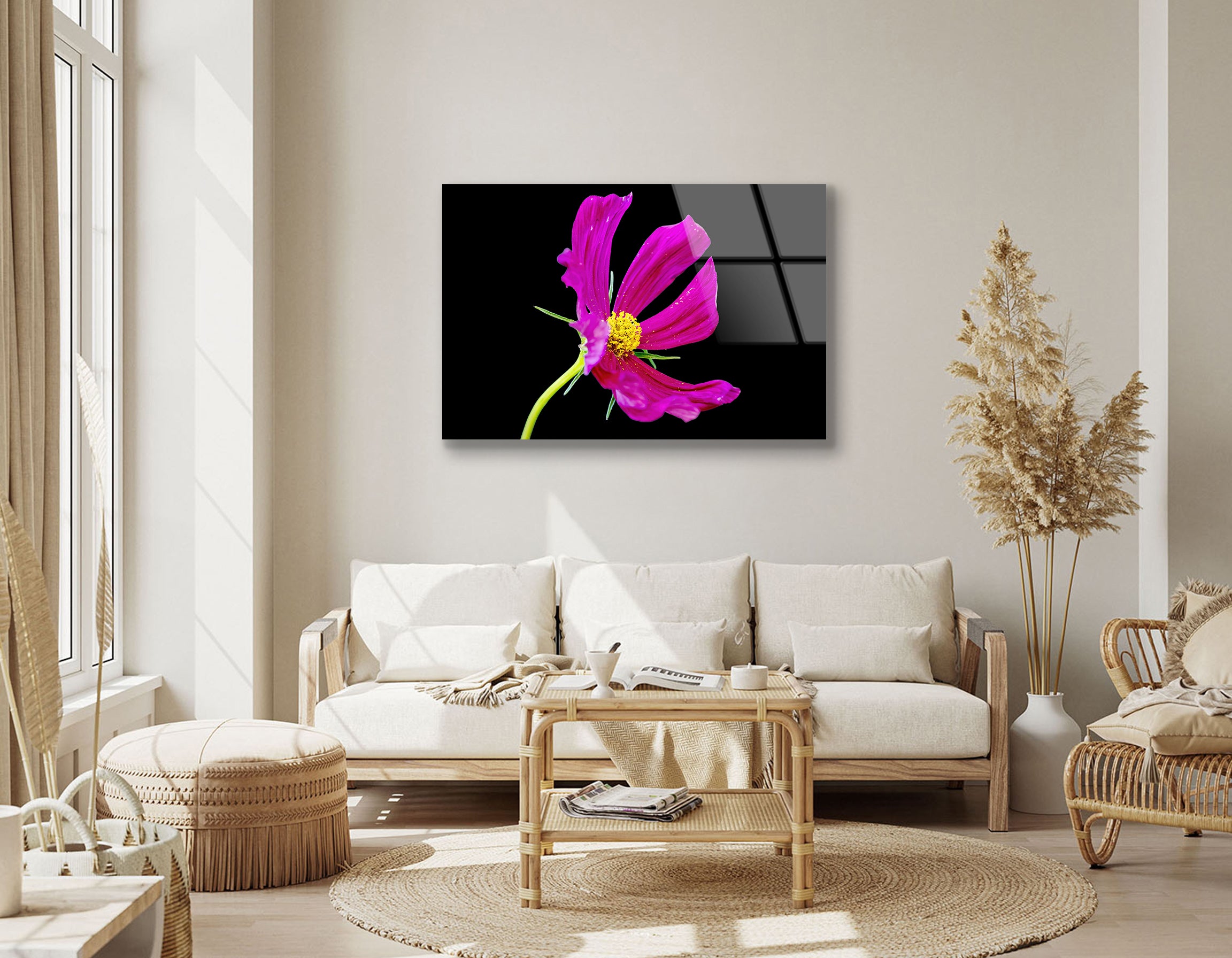 Colorful Summer Flowers in the Sunshine | Premium HD Metal Wall Art