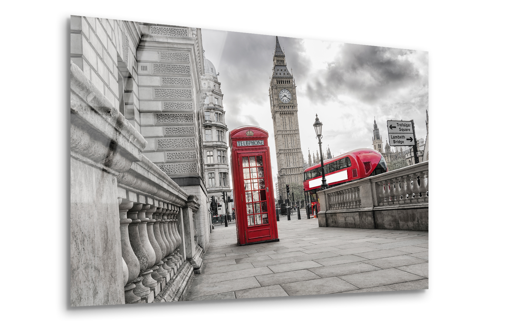 Traditional British Telephone Box | Premium HD Metal Wall Art