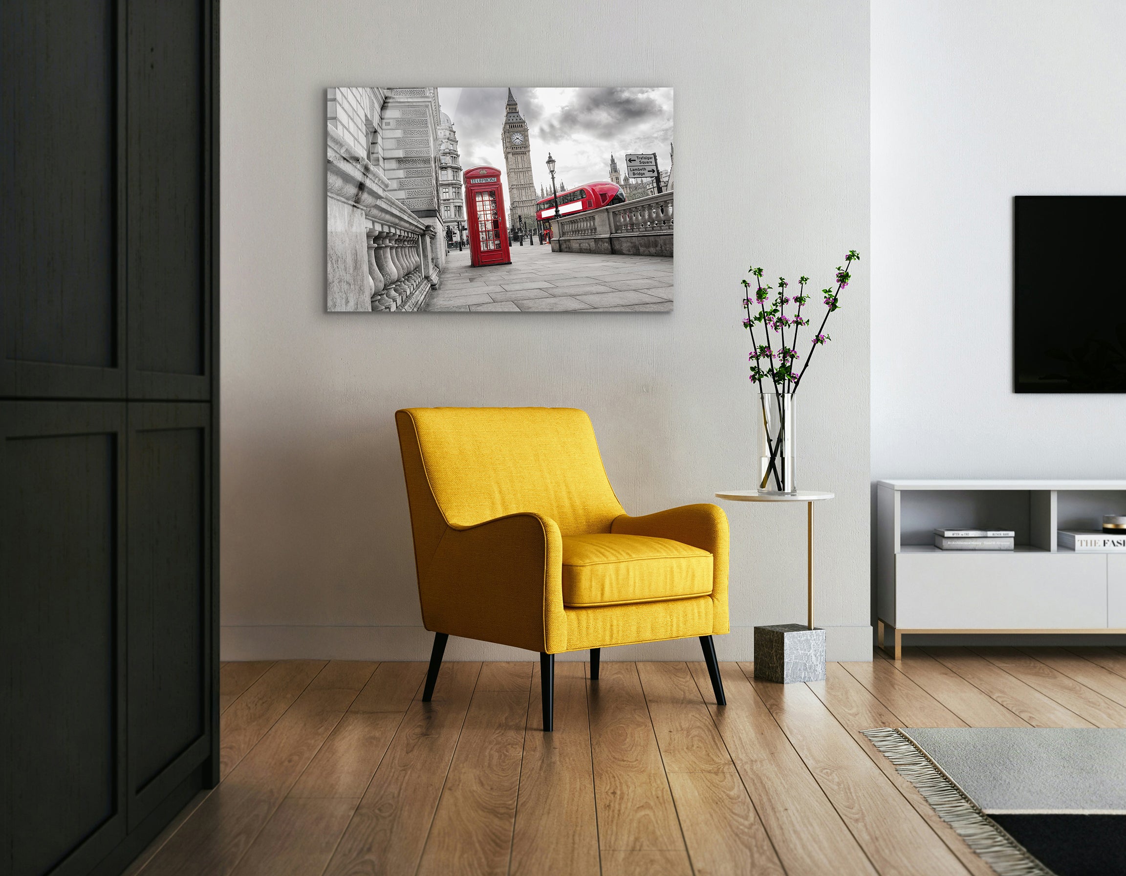 Traditional British Telephone Box | Premium HD Metal Wall Art