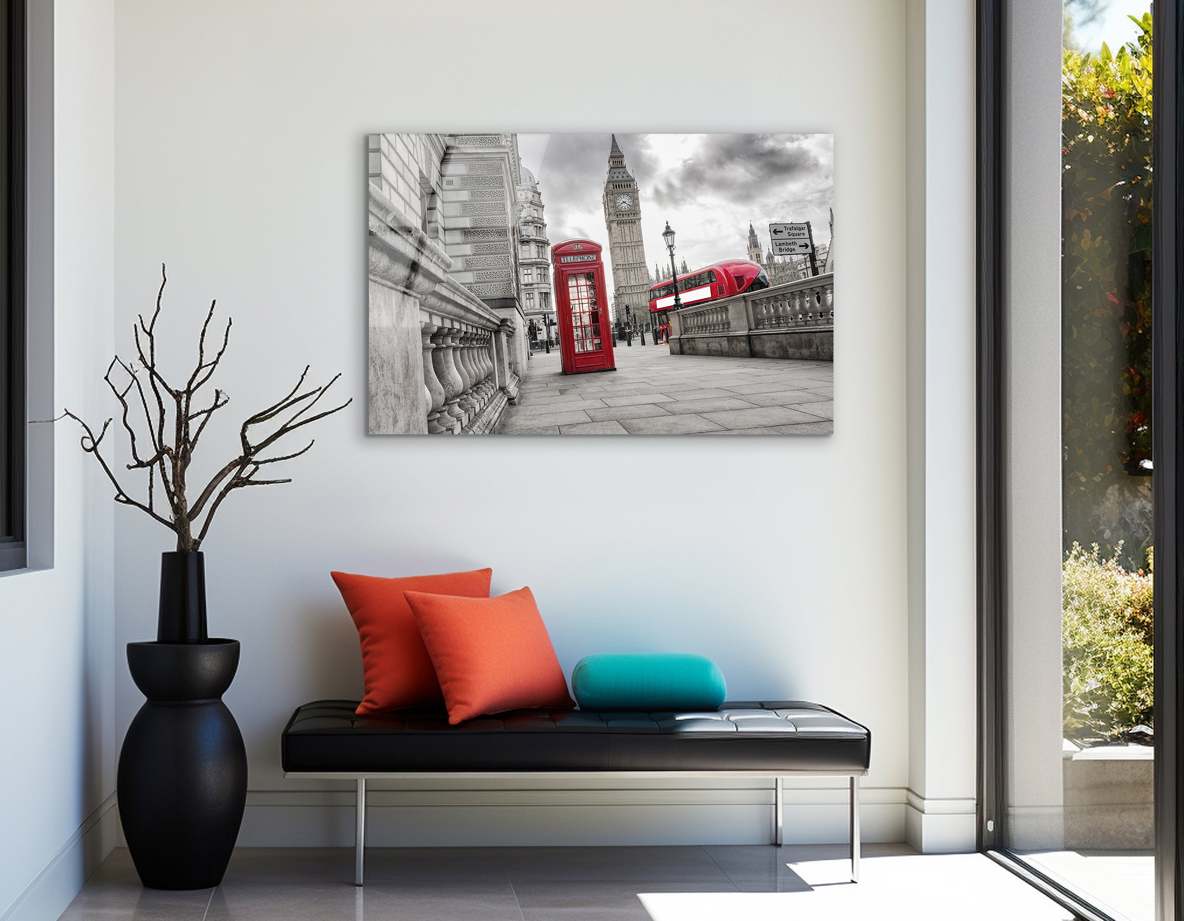 Traditional British Telephone Box | Premium HD Metal Wall Art