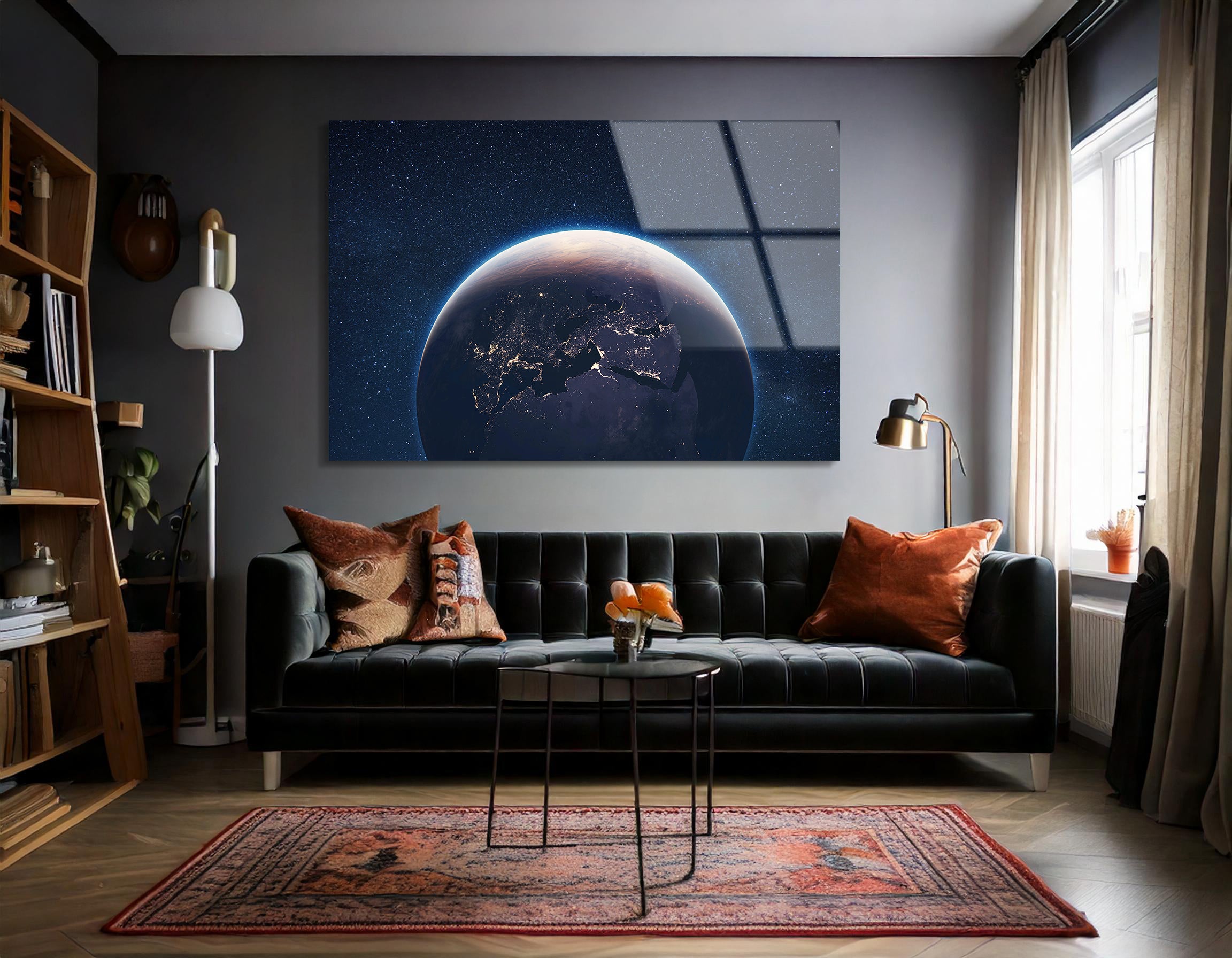 Majestic Earth from Space | Premium HD Metal Wall Art - DezignArt
