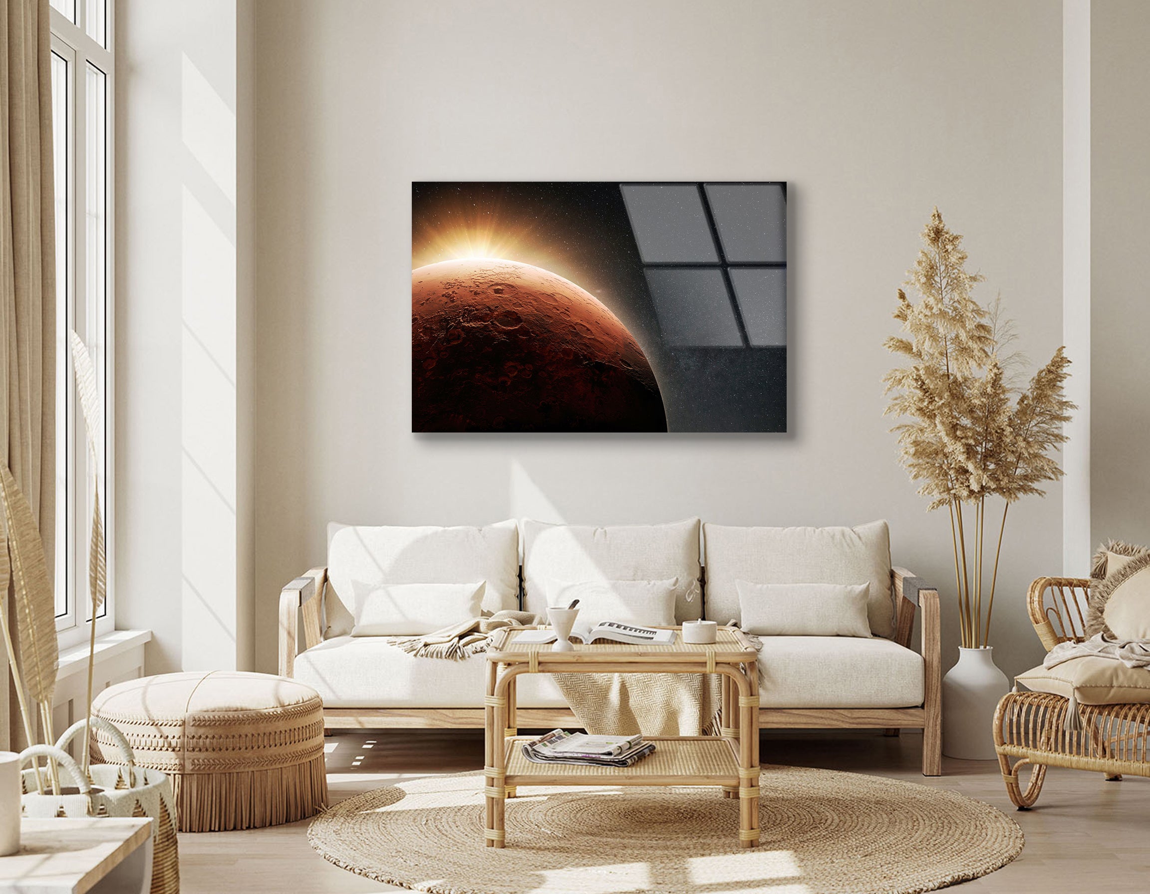 Mars in the Morning Light | Premium HD Metal Wall Art - DezignArt