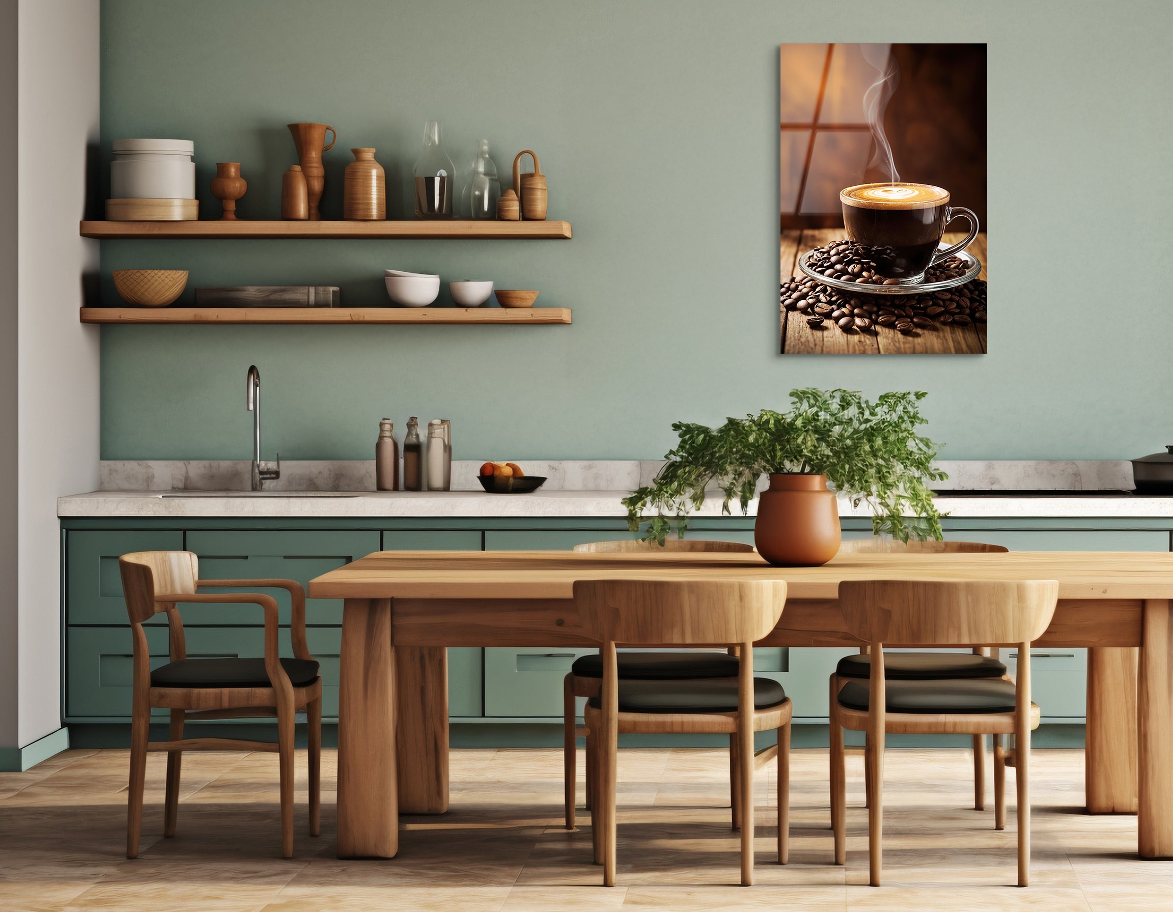 Cup of Coffee | Premium HD Metal Wall Art