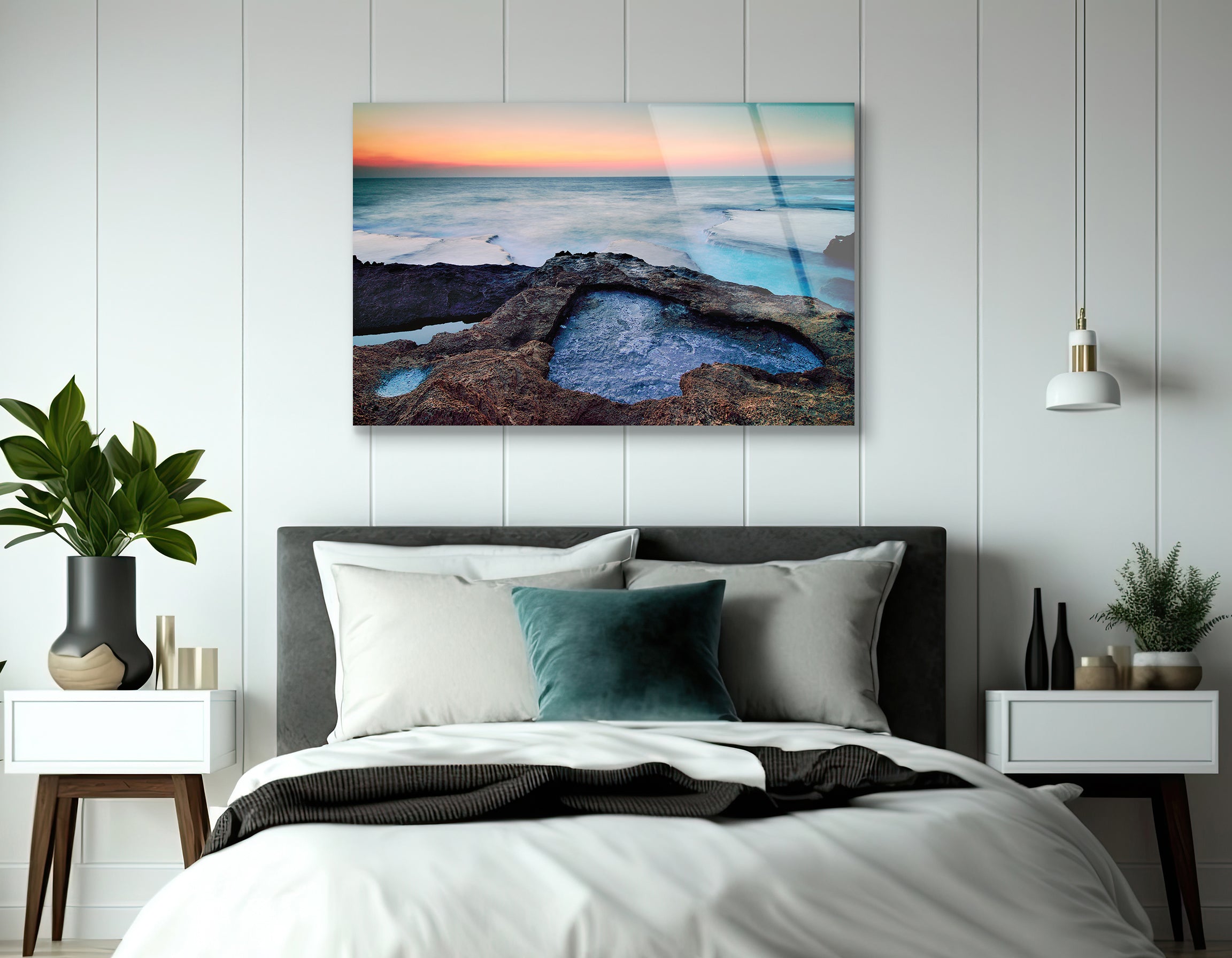 Heart on the Beach | Premium HD Metal Wall Art