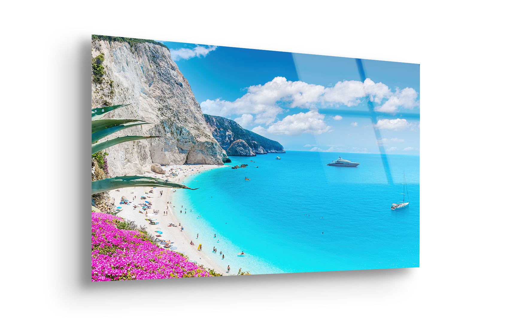 Porto Katsiki Beach Greece | Premium HD Metal Wall Art
