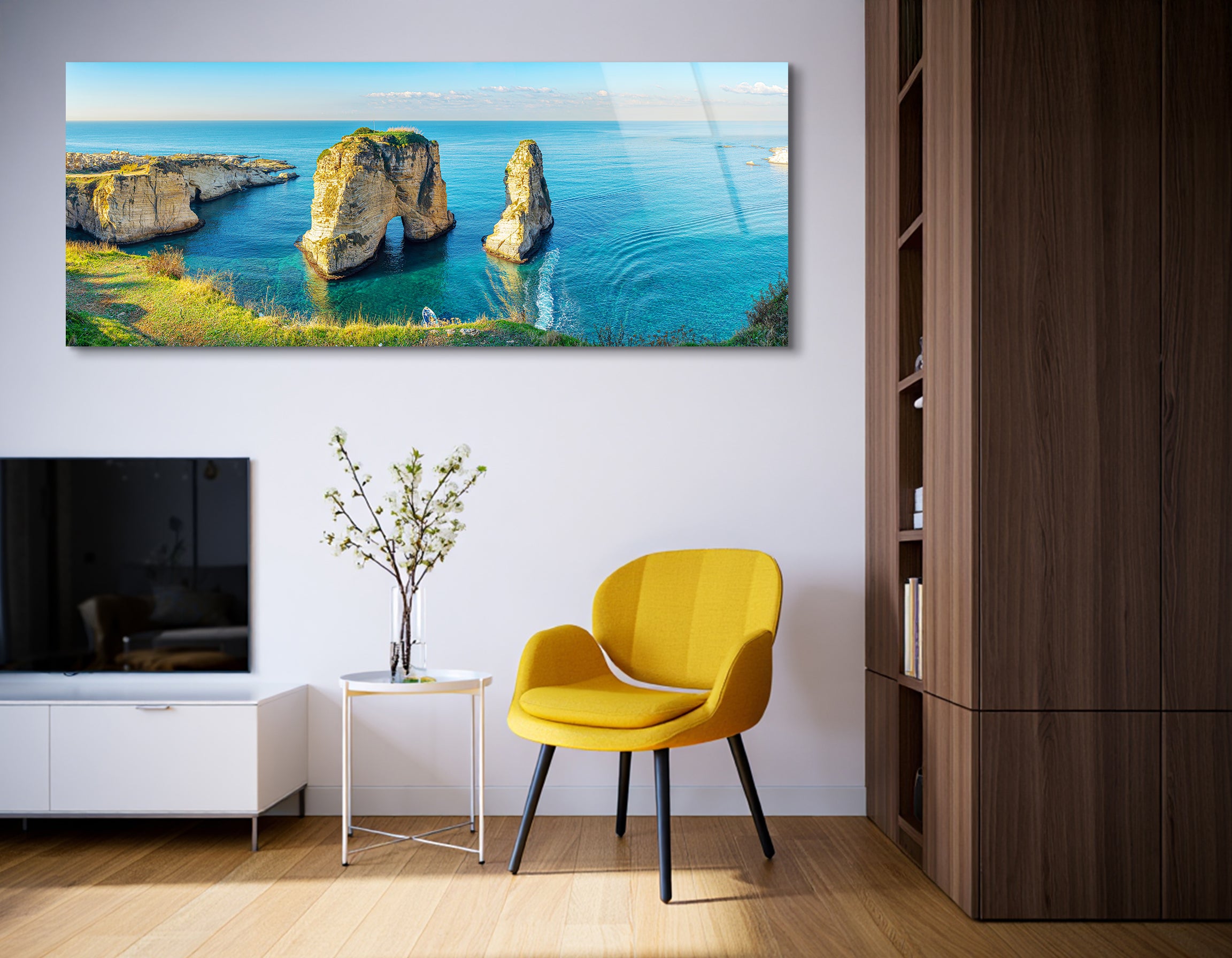 Raouche Rocks Beirut | Premium HD Metal Wall Art