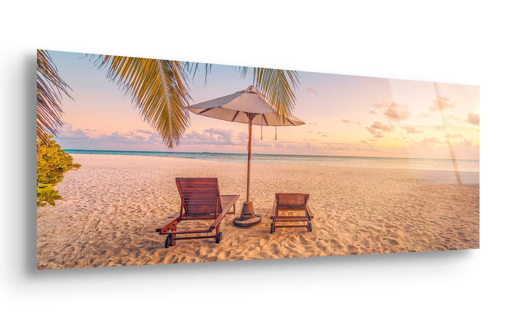 Tropical Beach Escape | Premium HD Metal Wall Art