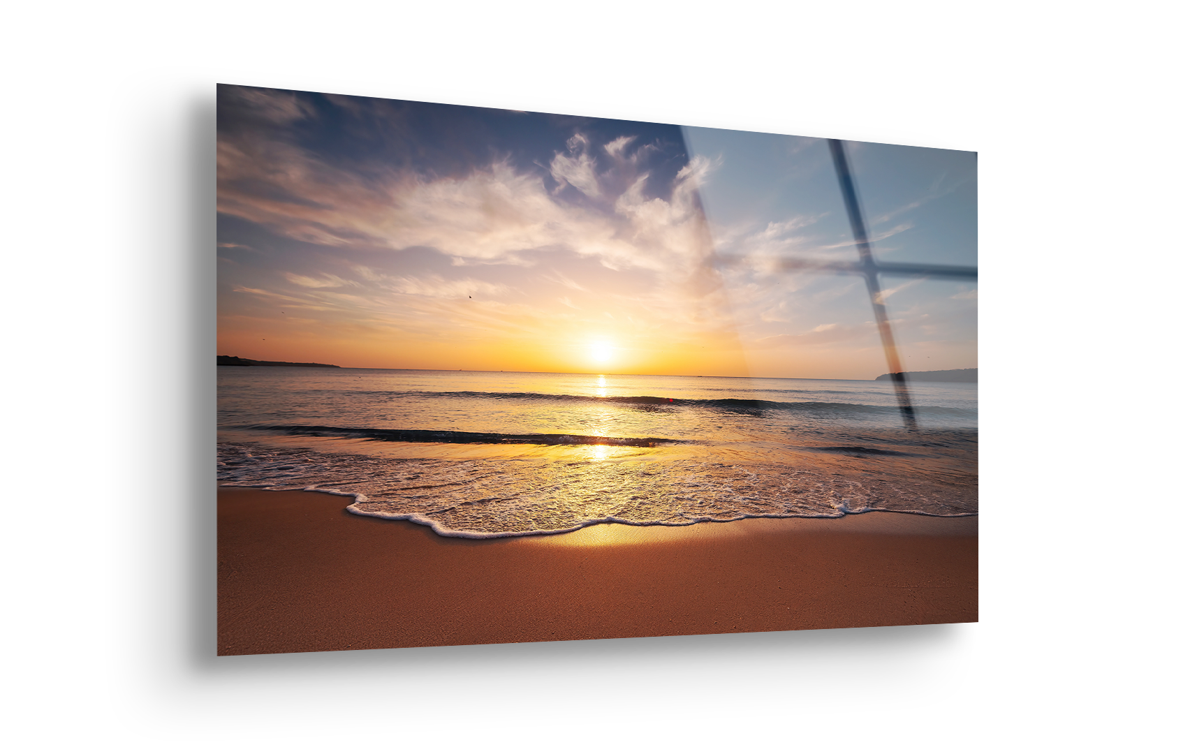 Ocean Sunrise Cloudscape | Premium HD Metal Wall Art