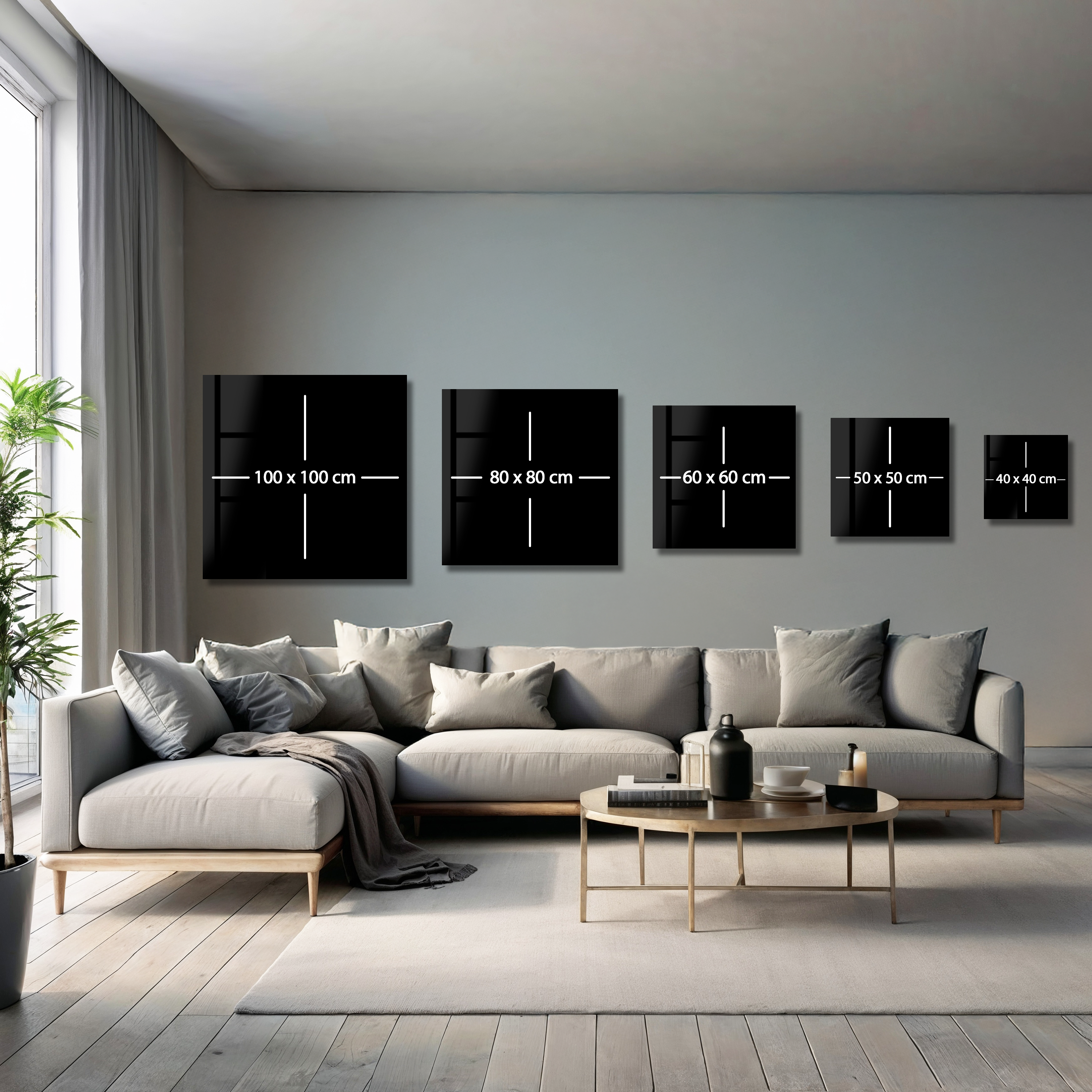 Virgo Black & Gold | Premium HD Metal Wall Art