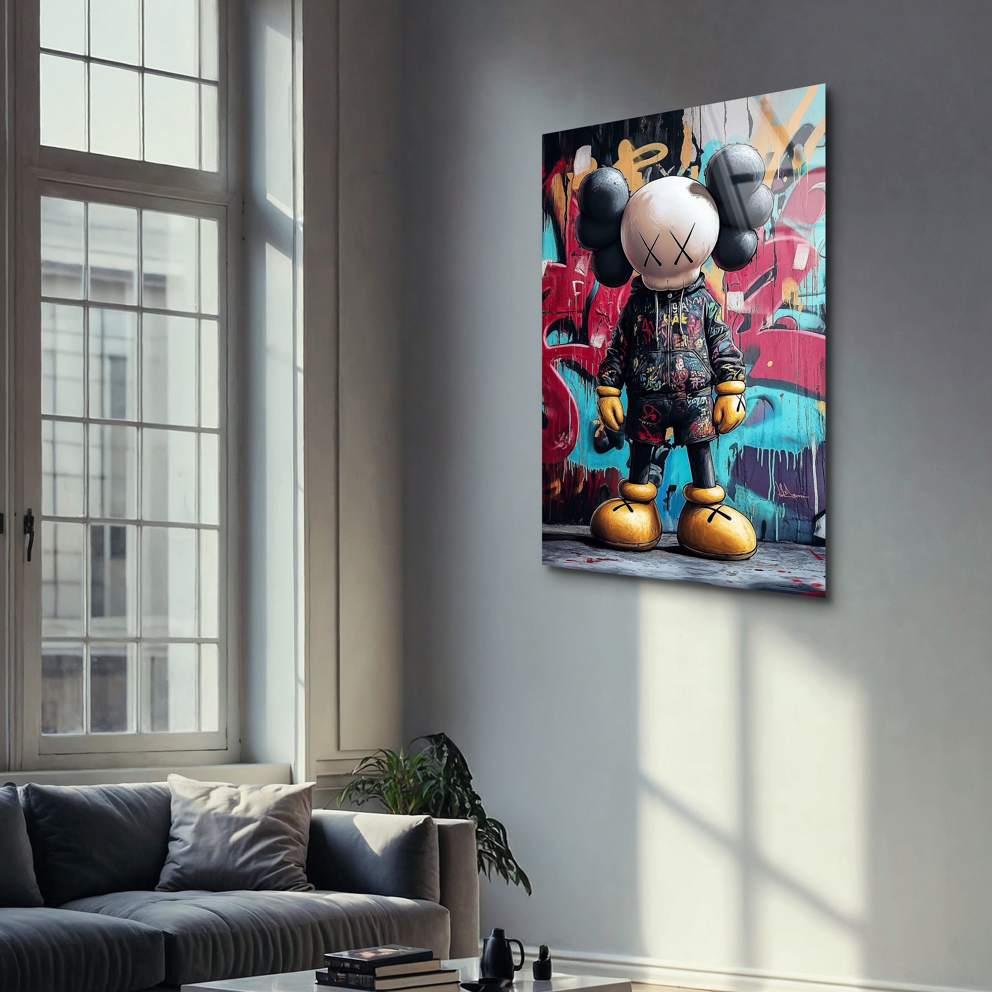 Colorful KAWS | Premium HD Metal Wall Art