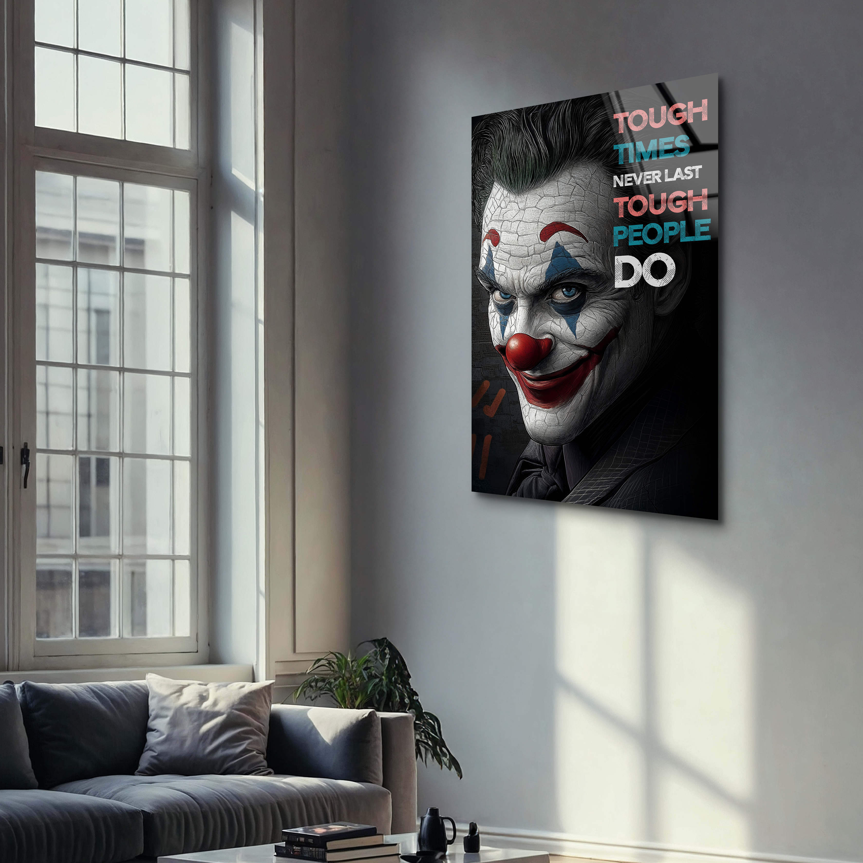 Tough Times Never Last | Premium HD Metal Wall Art