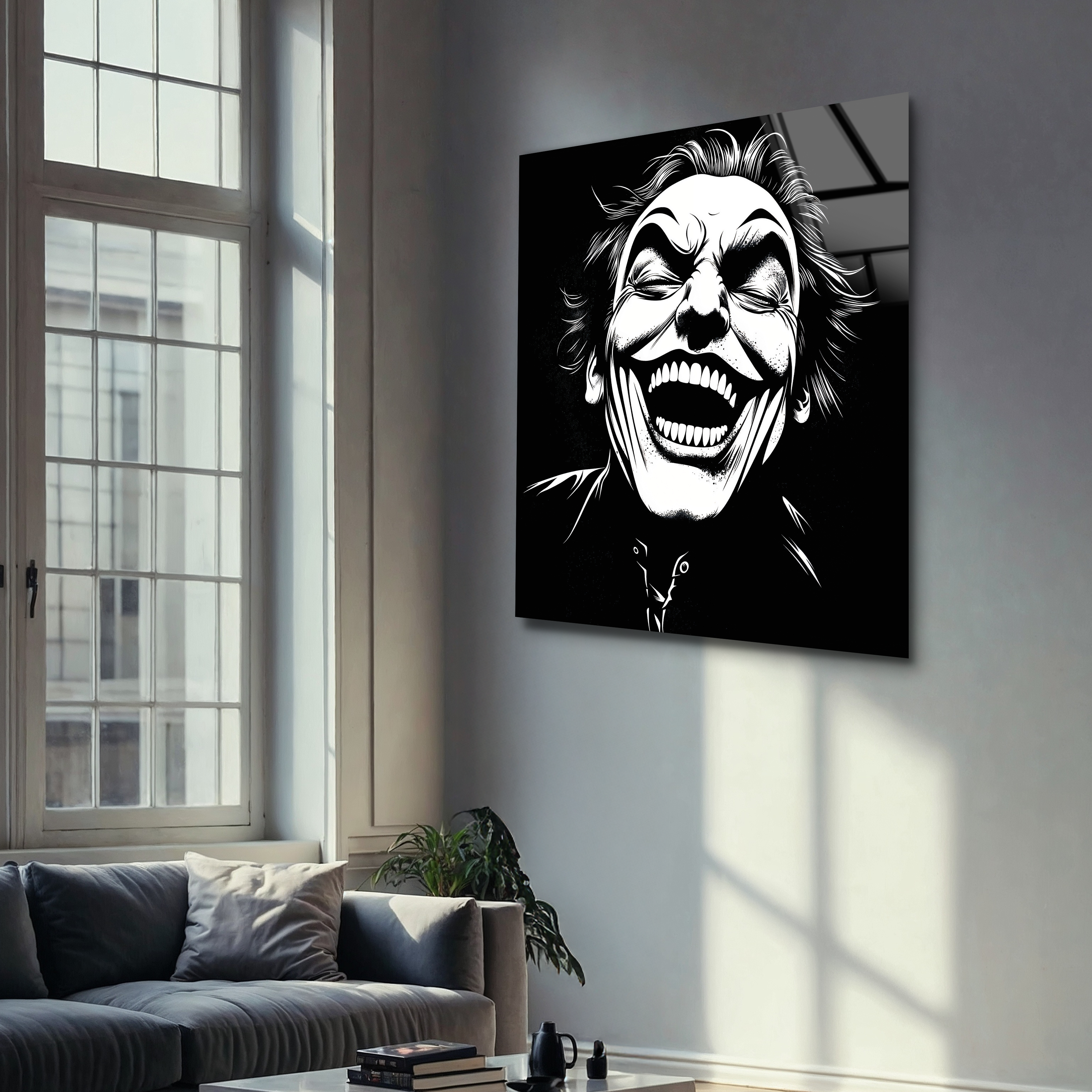 Laughing Joker | Premium HD Metal Wall Art