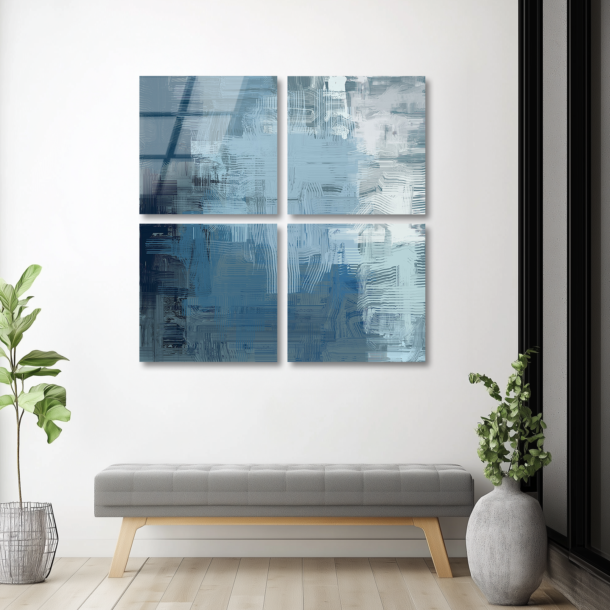 Mega Size Abstract Texture Quatro | Premium HD Metal Wall Art