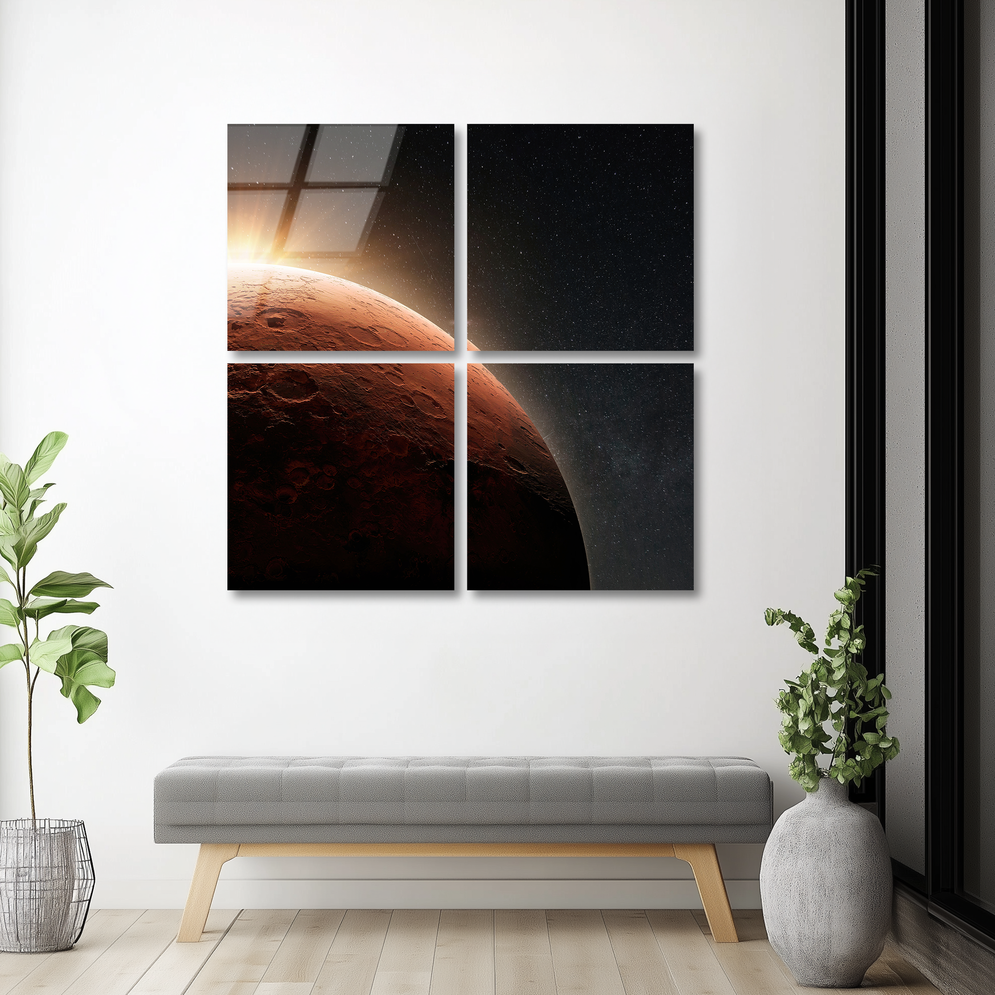Mega Size Mars Quatro | Premium HD Metal Wall Art