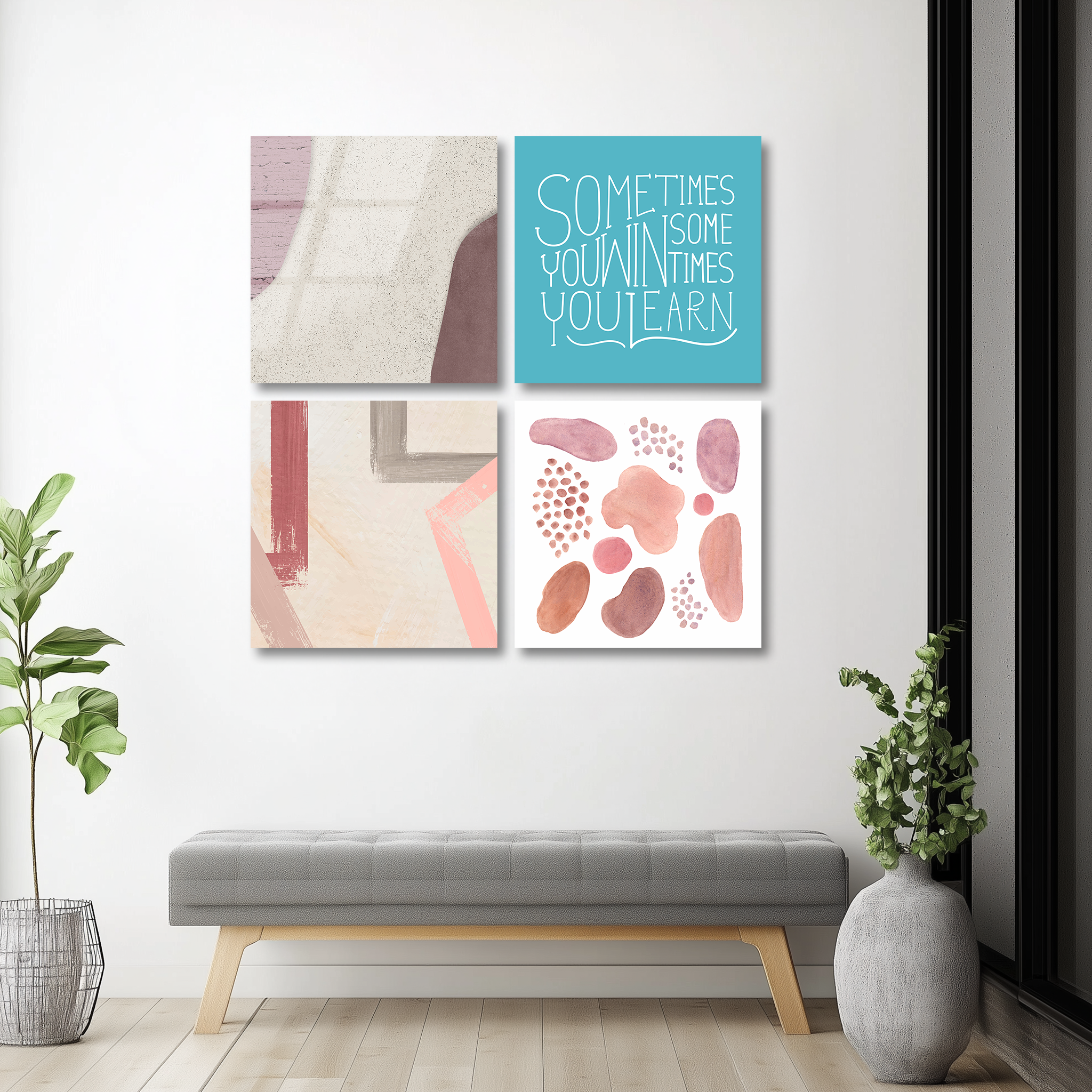 Mega Size Sometimes Quadro | Premium HD Metal Wall Art