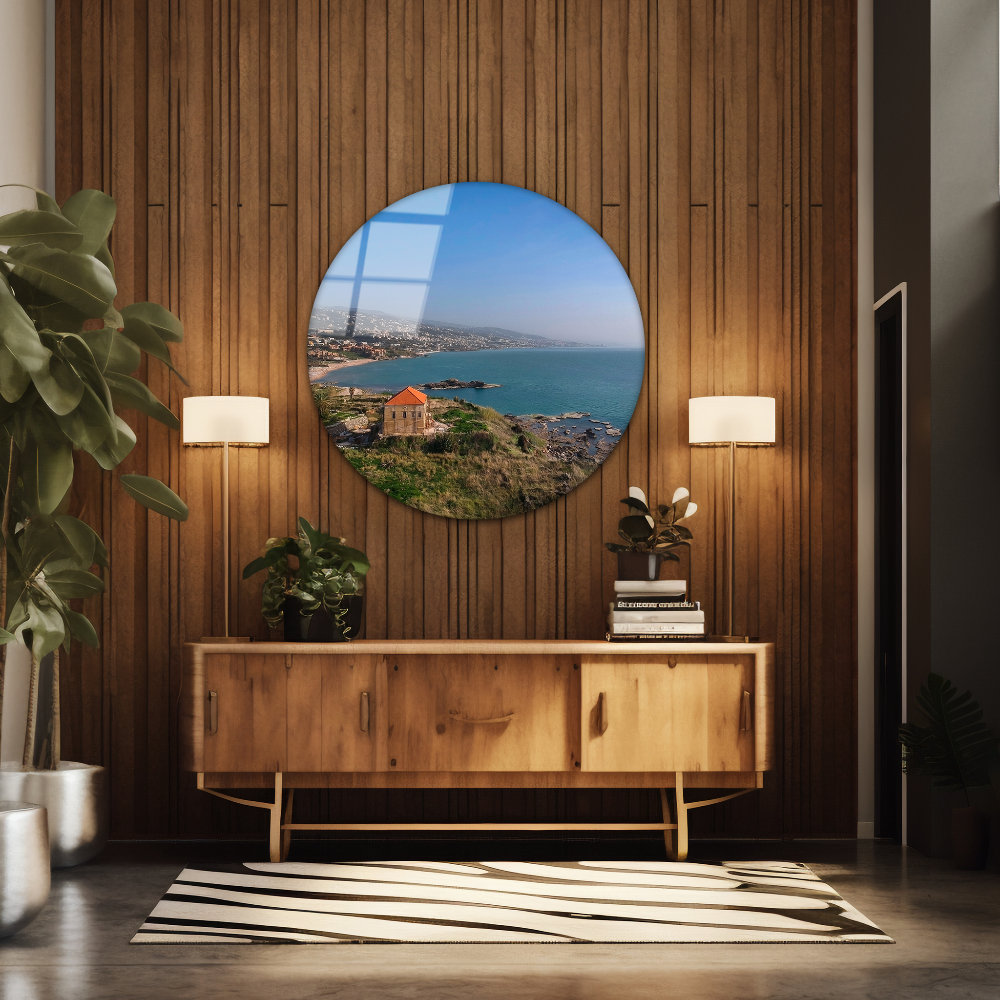 Byblos Old City | Premium HD Round Wall Art