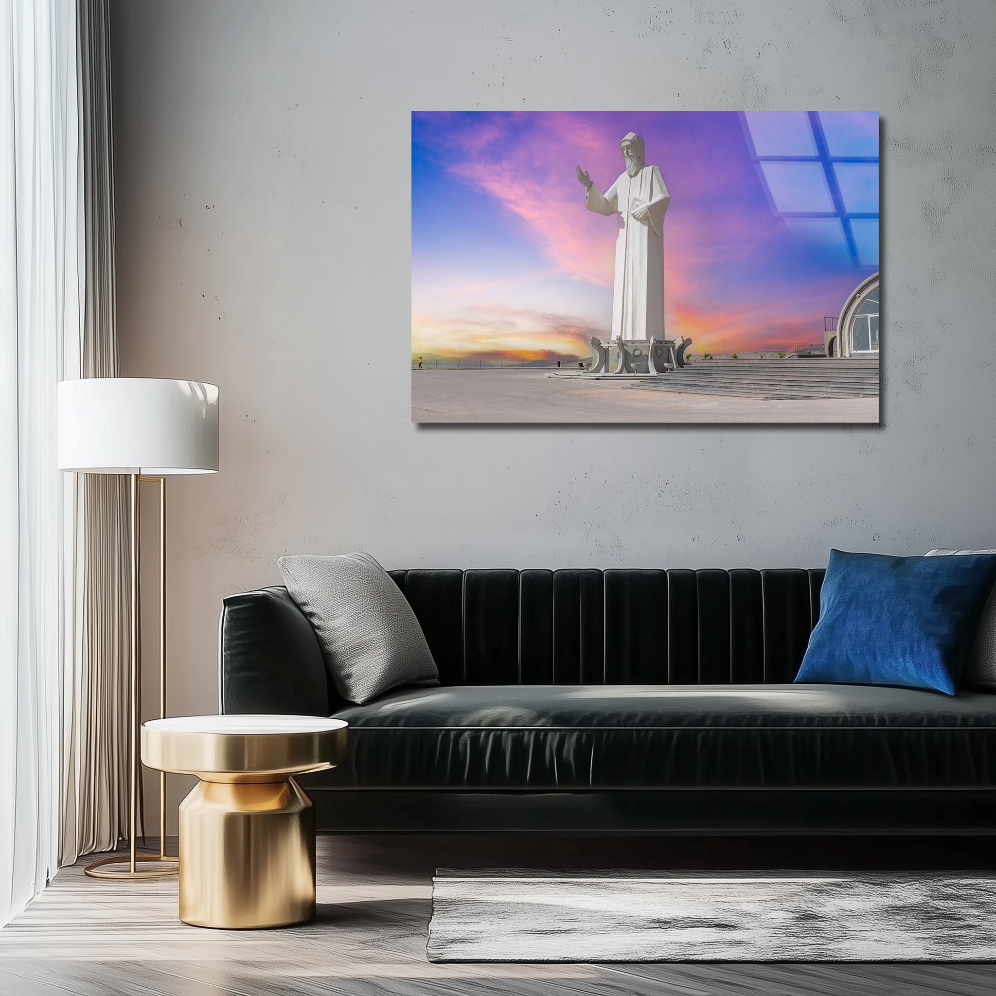 Saint Charbel Faraya | Premium HD Metal Wall Art