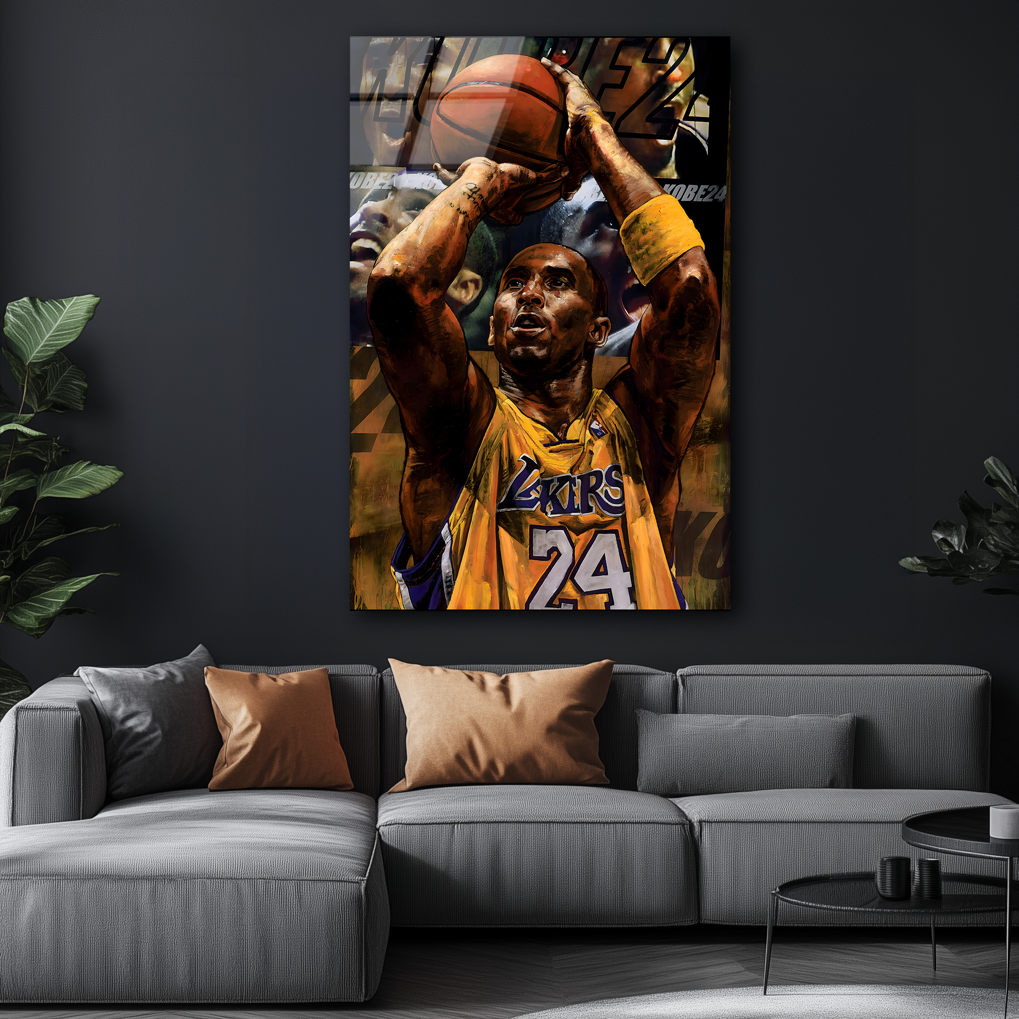 Kobe Bryant: The Shot | Premium HD Metal Wall Art