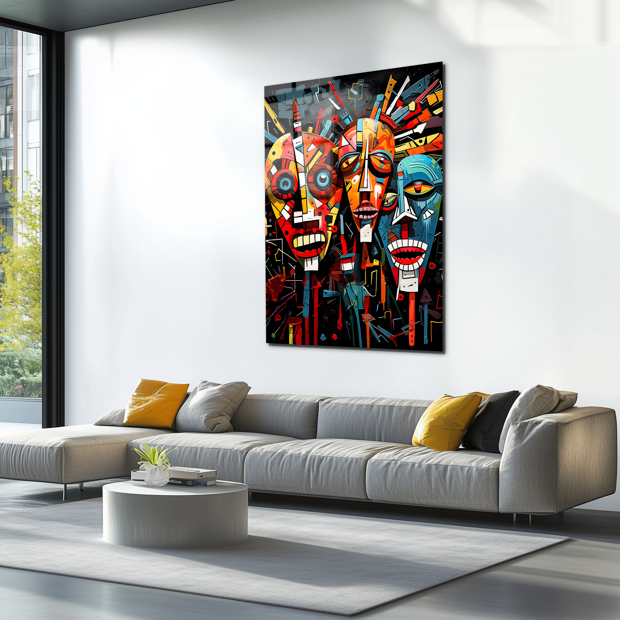 Contemporary Expressionism | Premium HD Metal Wall Art