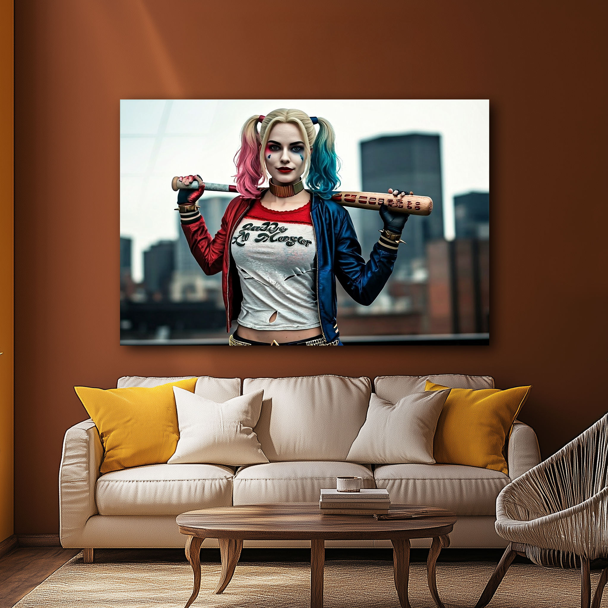 Harley Quinn | Premium HD Metal Wall Art