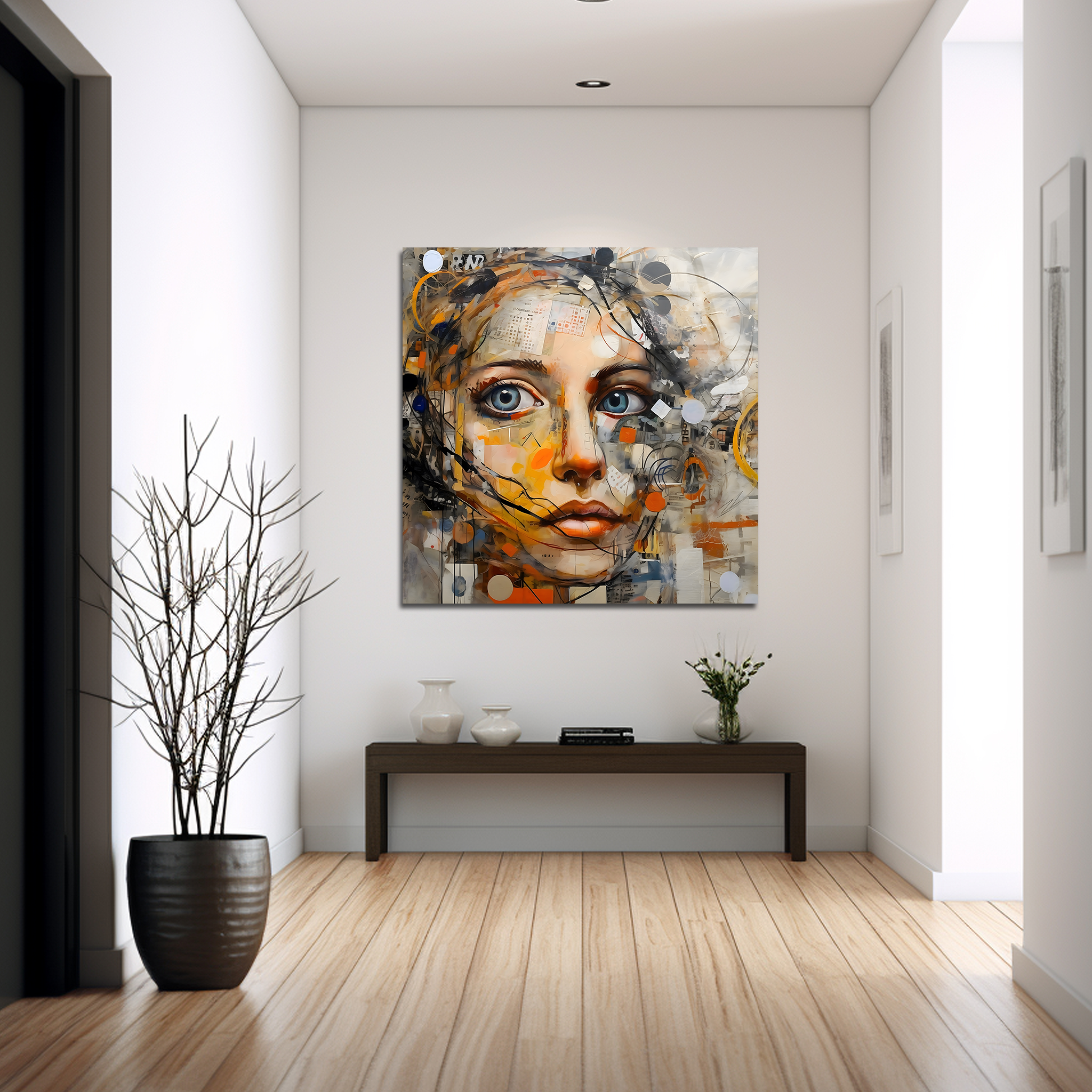 Diverse Beauty Portrait | Premium HD Metal Wall Art