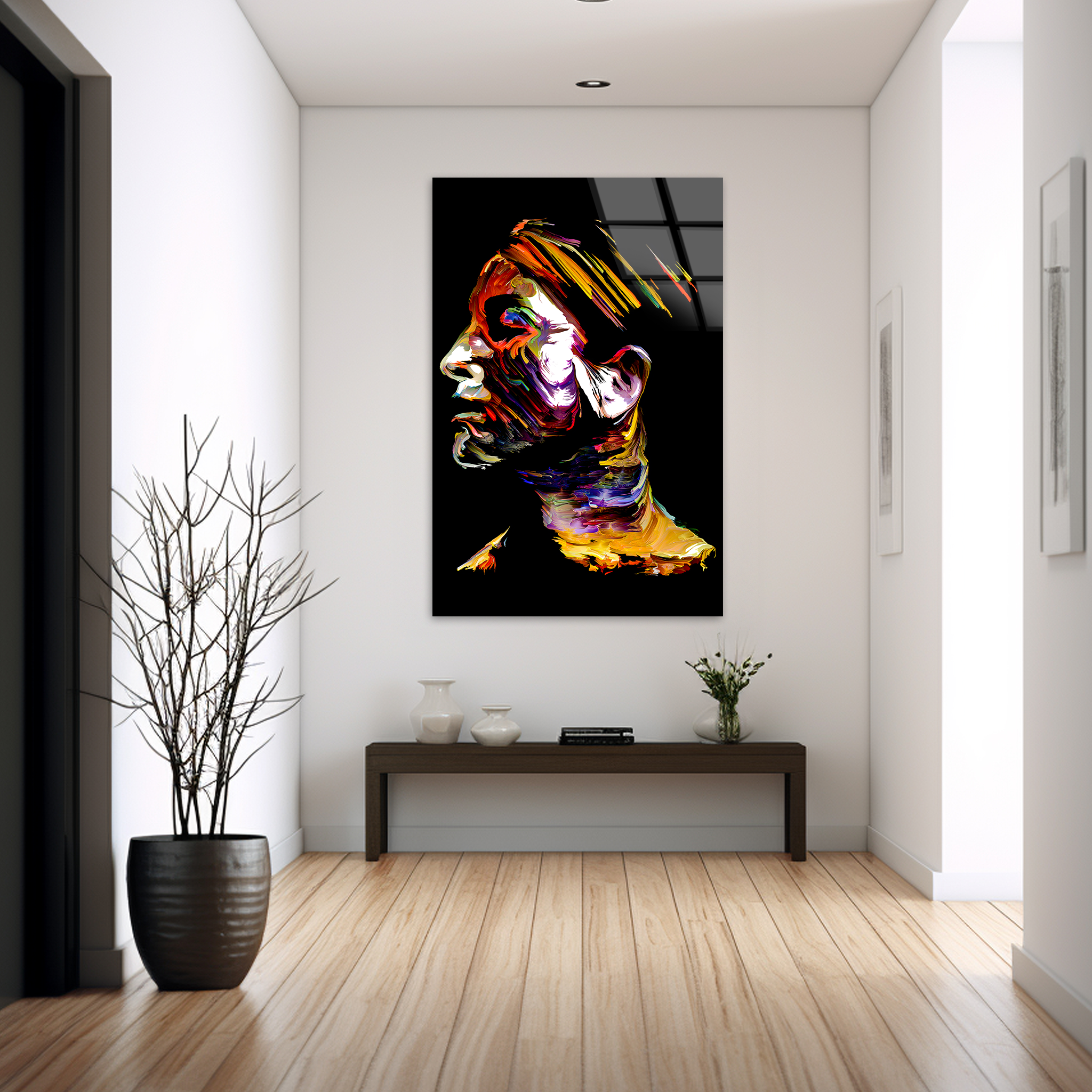 Inner Paint Portrait | Premium HD Metal Wall Art