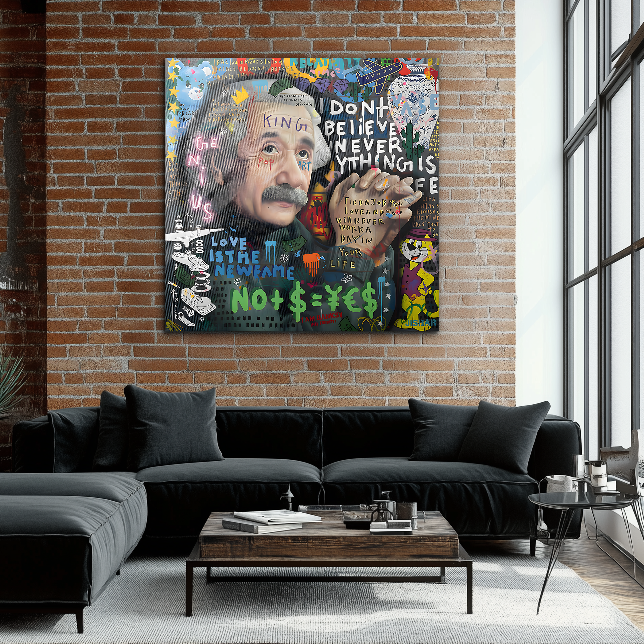 Albert Einstein | Premium HD Metal Wall Art