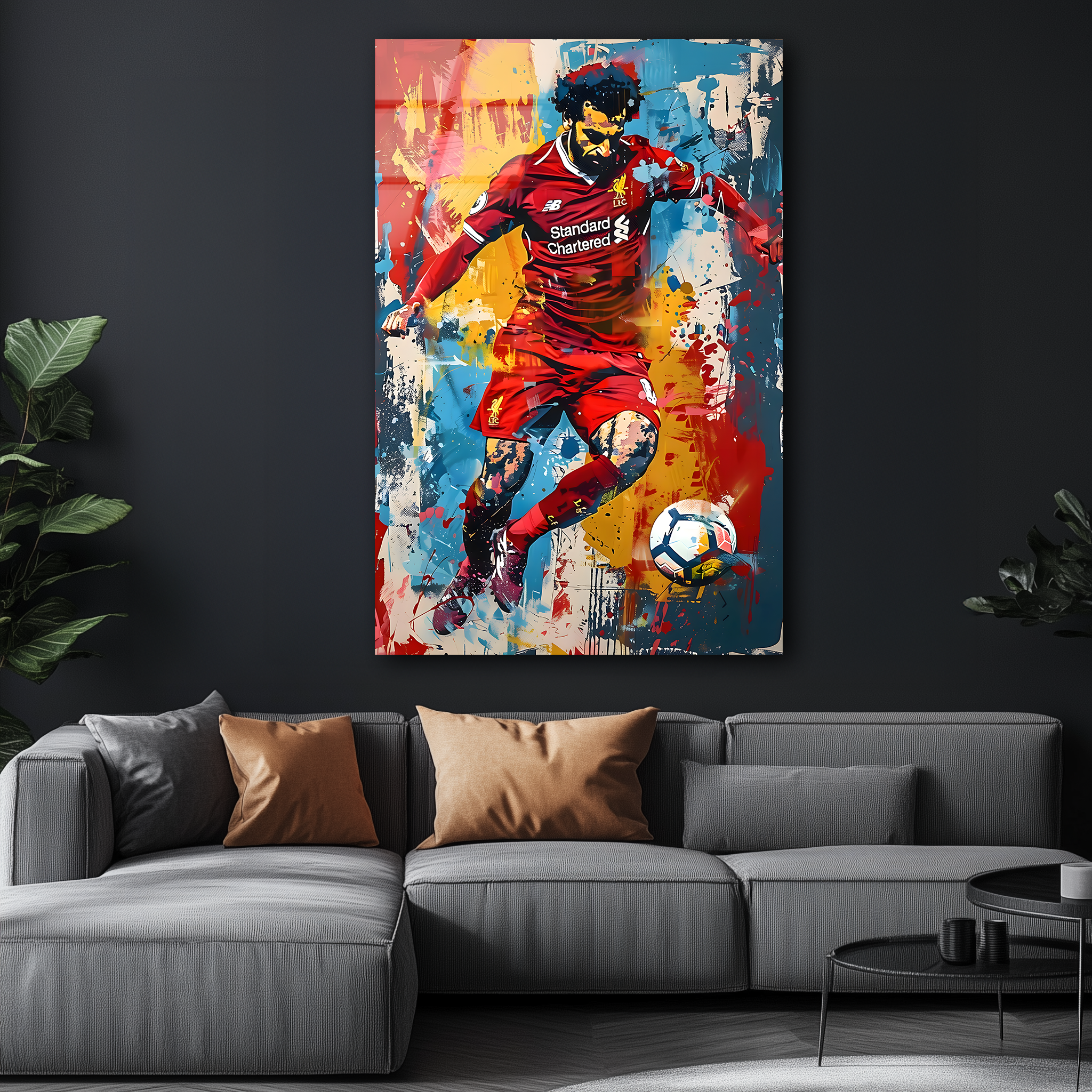 Mohamed Salah | Premium HD Metal Wall Art