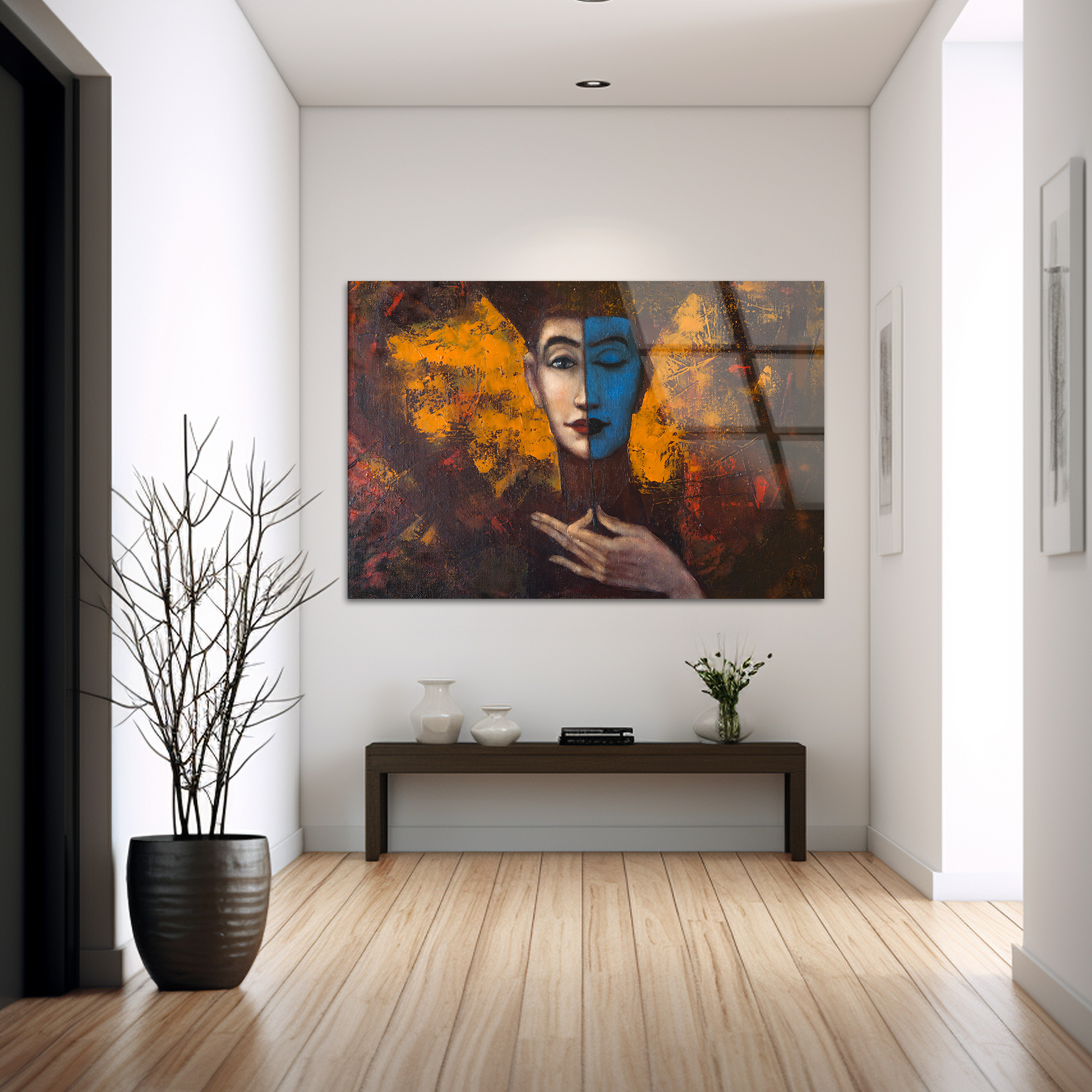 Timeless Beauty Portrait | Premium HD Metal Wall Art