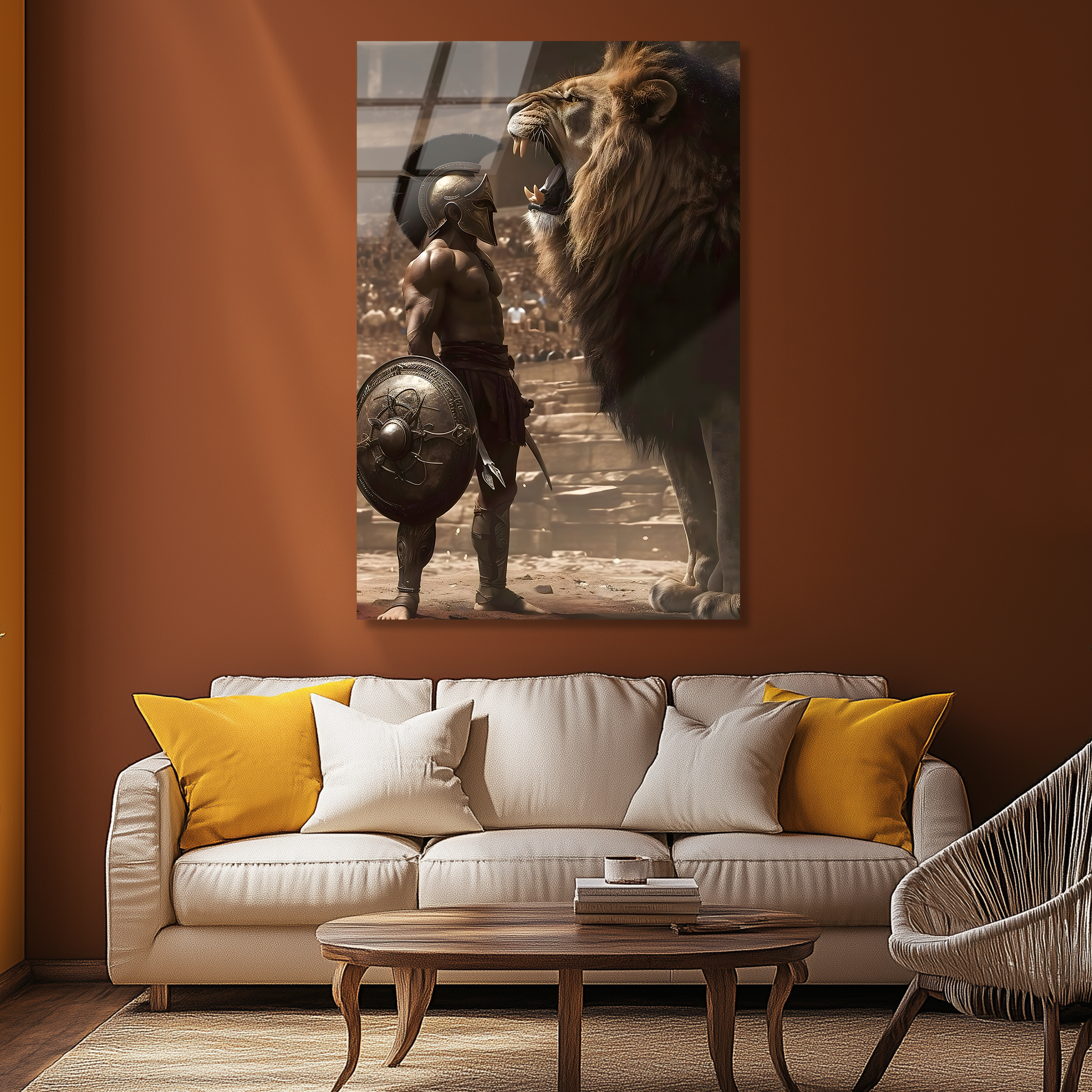 Gladiator | Premium HD Metal Wall Art
